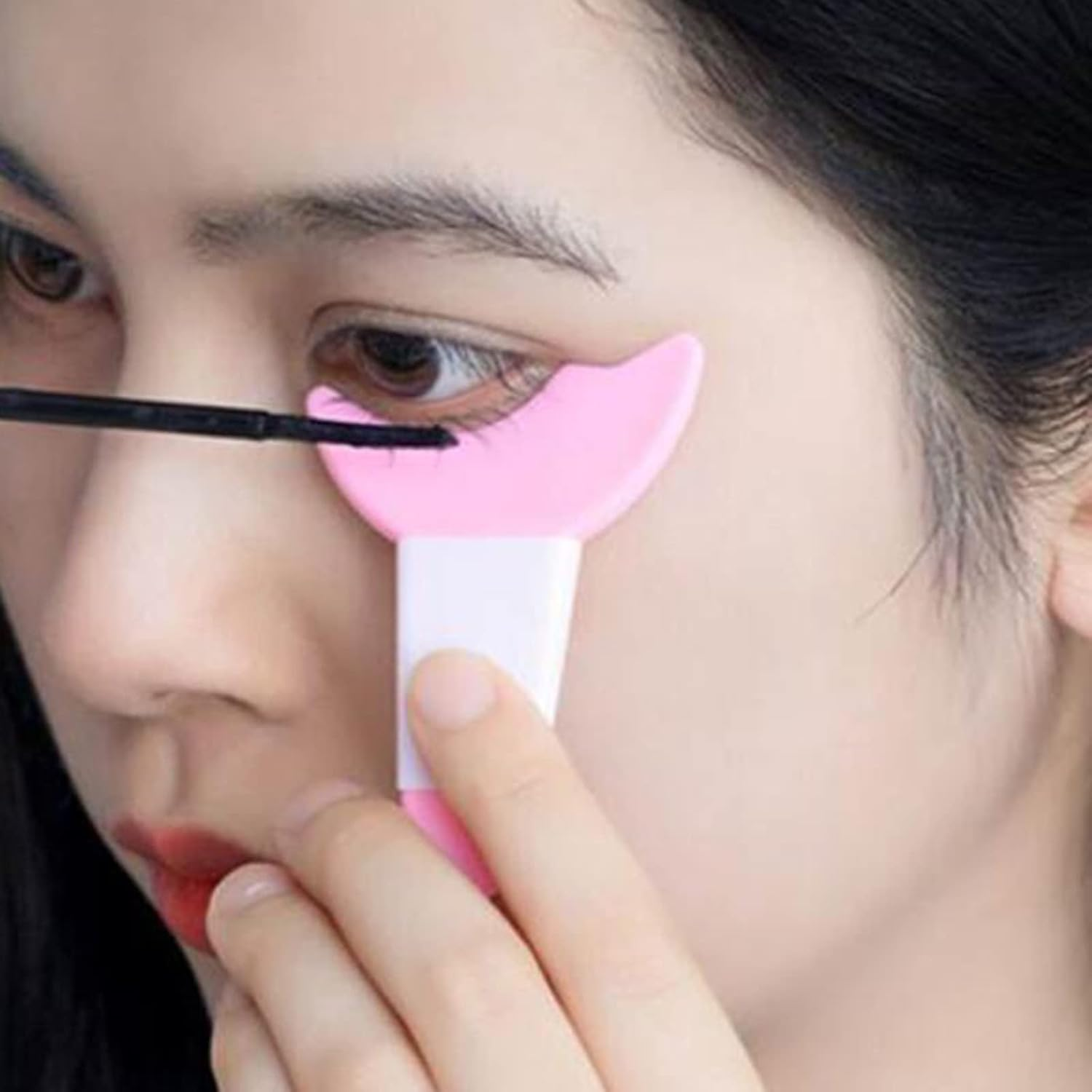 Silicone Eyeliner Stencils, Eyeliner Stencils Wing Tips, Silicone Eyeliner Aid, Silicone Template Beginners Makeup Tool, Eyeliner Stencils Wing Tips for Beginners Women Girls, 6.9Cmx5Cm Pink - 5.7Cmx5Cm Purple image number 6