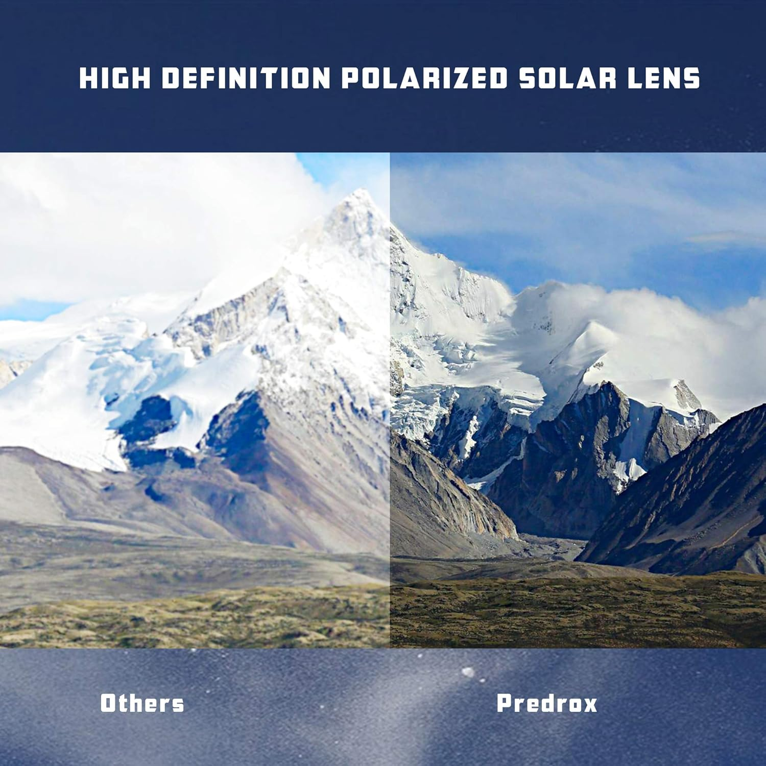 Predrox Radar EV Pitch Lenses & Rubber Kits Replacement for Oakley Sunglass OO9211 Polarized