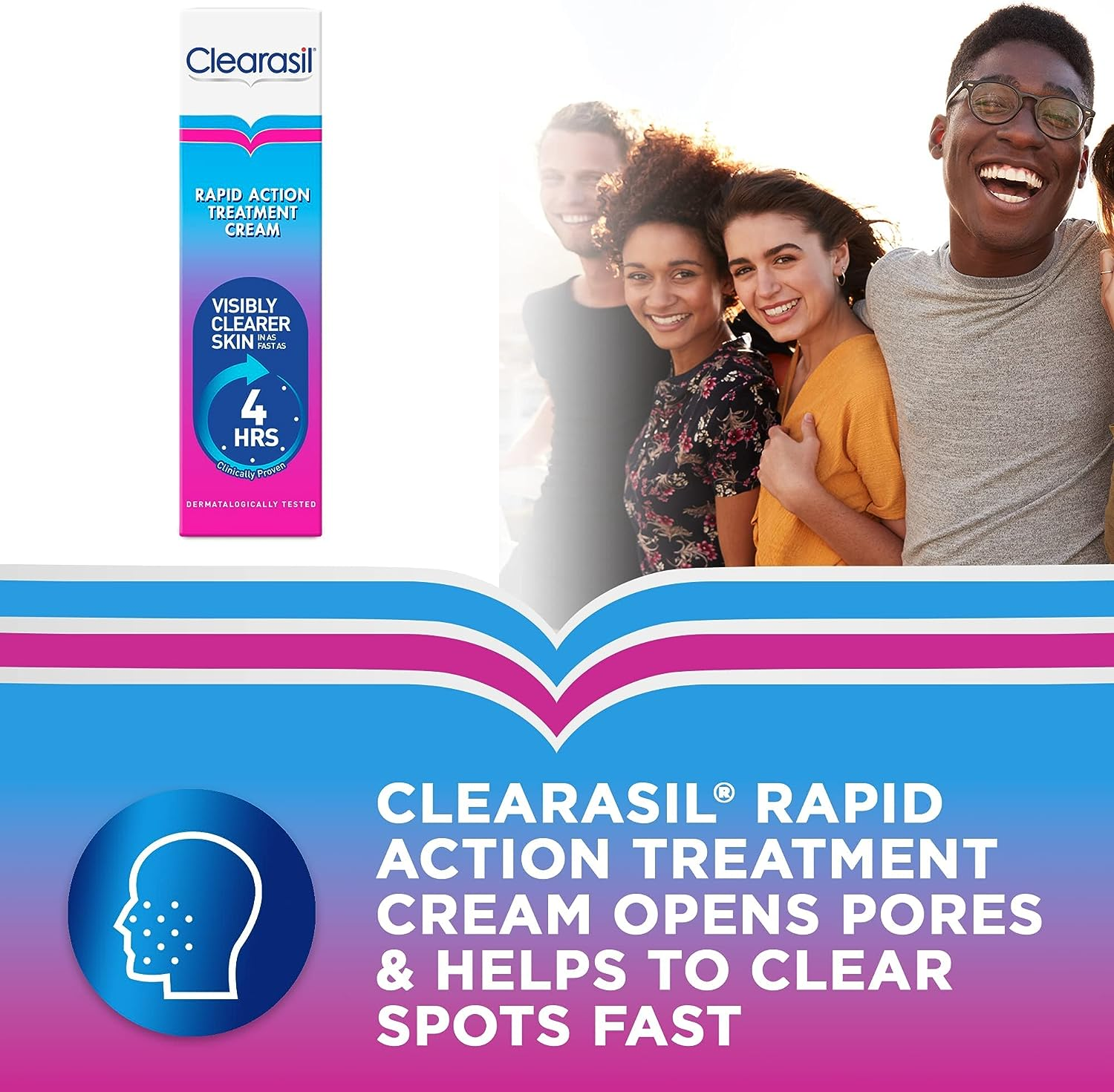 Clearasil Ultra Rapid Action Treatment Cream, 25 Ml image number 3