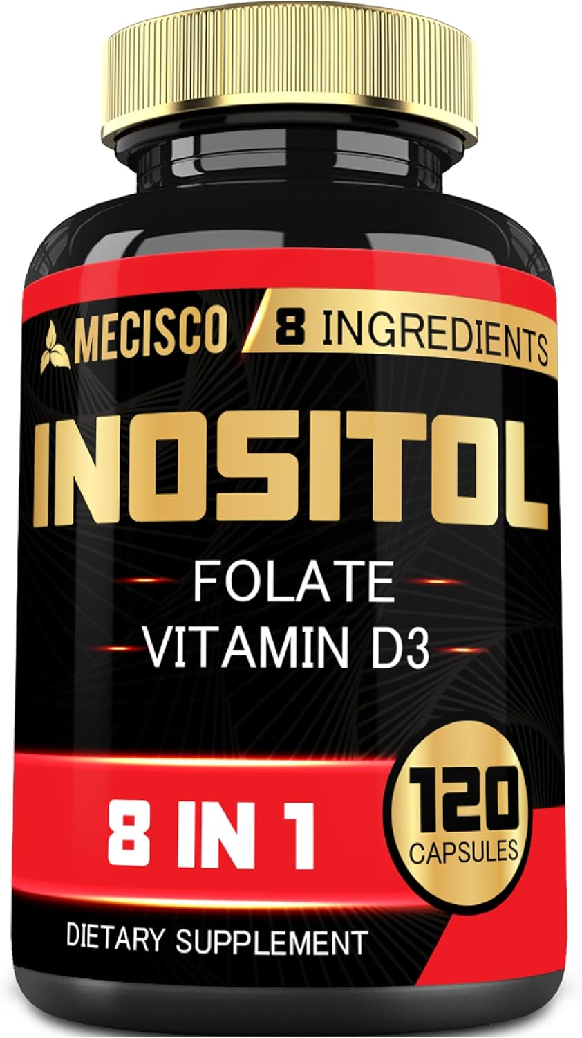 Inositol Supplement 14600Mg - 8In1 Perfect Formula with Shatavari Root, Myo-Inositol, D-Chiro-Inositol & More - Support Balance Body, Restful Mind, Energy Production - 120 Capsules for 2 Months image number 3