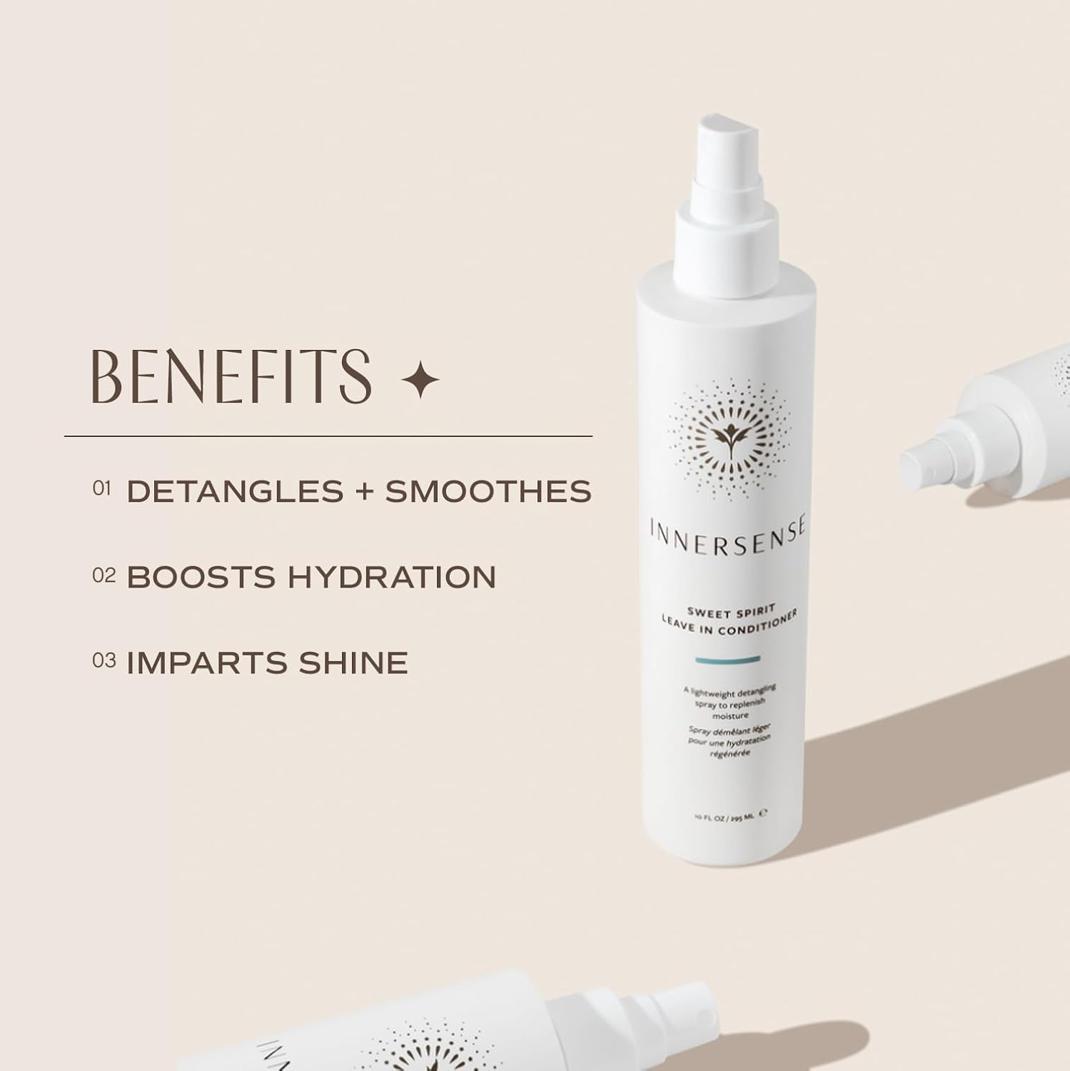 Innersense - Organic Sweet Spirit Leave-In Conditioner (10 Oz) image number 4