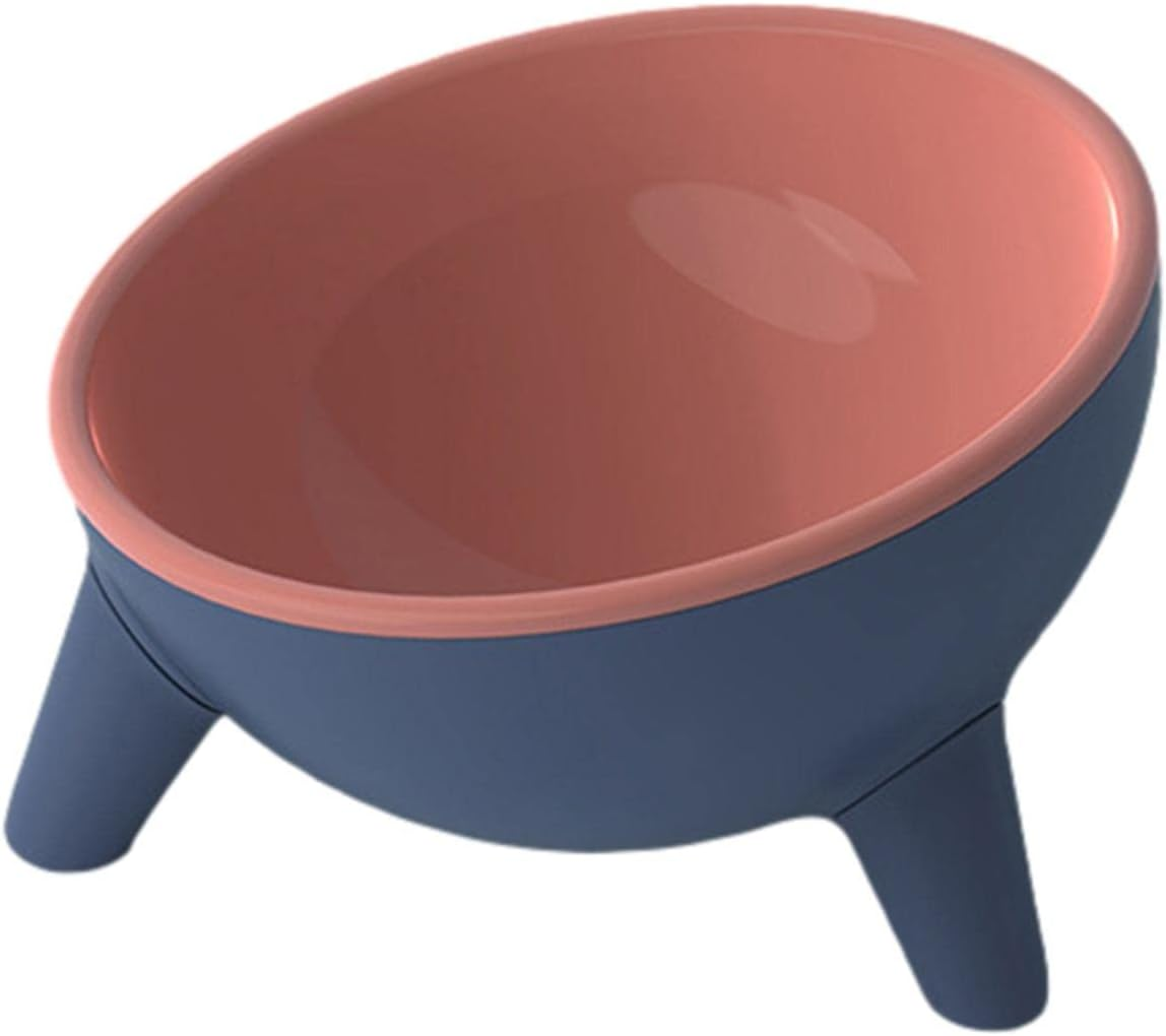 Elevated Cat Bowls - Dog Water Bowls - Pet Bowl Shallow Cat Water Bowl to Stress Relief of Whisker Fatigue, Dog Bowl Cat Feeding Wide Bowls for Puppy Cats Small Animals (Color : Red) image number 5