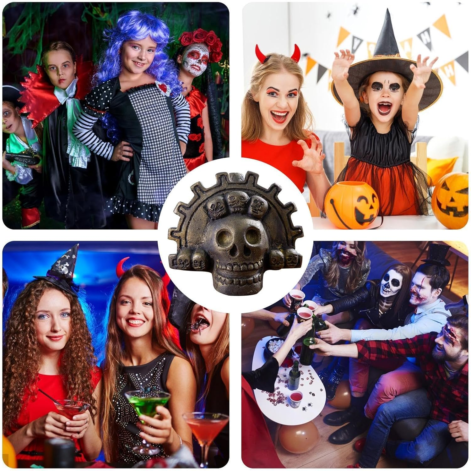 Aztec Death Whistle, Loud Skull Whistle, Authentic Death Whistle, Loudest Whistle Skull, Aztec Whistle Loud Sound, Skull Shaped Whistle, Unique Sound Whistle, Ancient Aztec Whistle image number 4