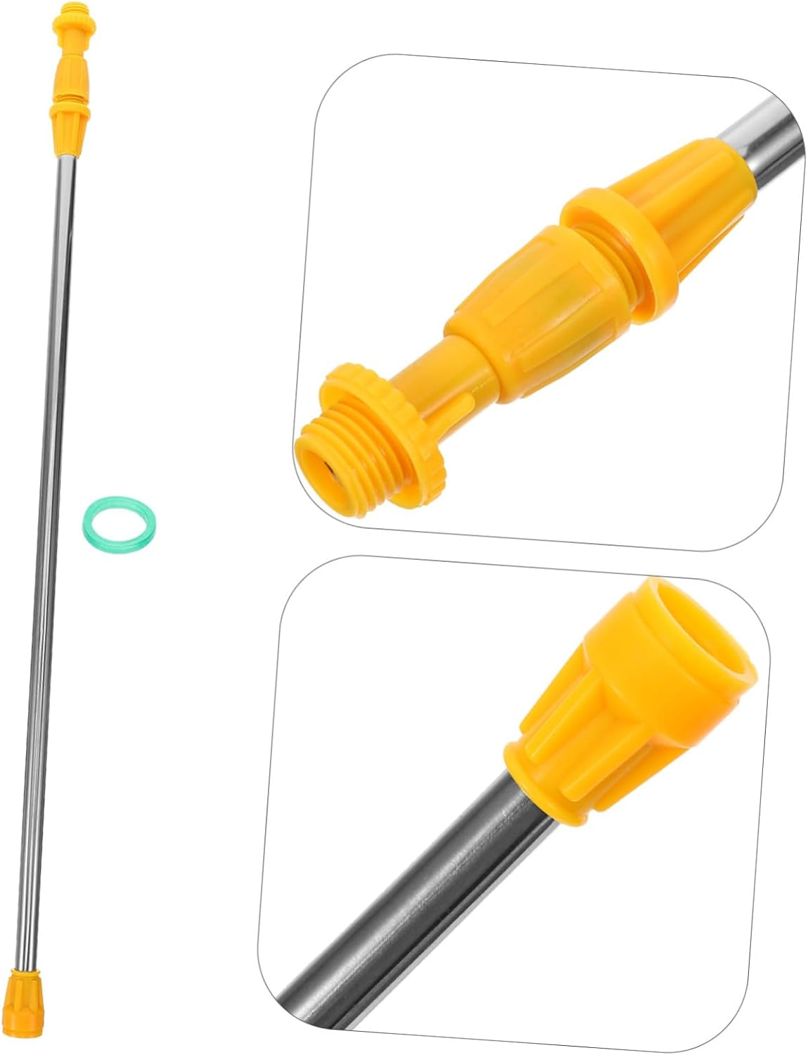 BESPORTBLE 4Sets Long Spray Can Extension Pole Adaptor Garden Sprayer Wand Hose End Sprayer Pole Suitable for Orchard and Garden image number 6