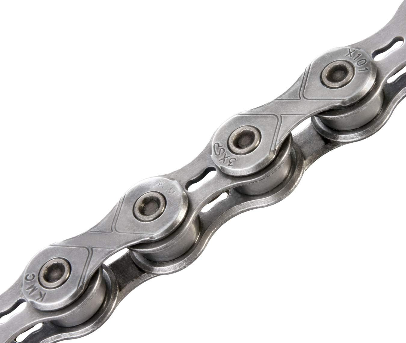 KMC Unisex'S E101 EPT Ebike Chain, Silver, Wide (1/8") image number 3
