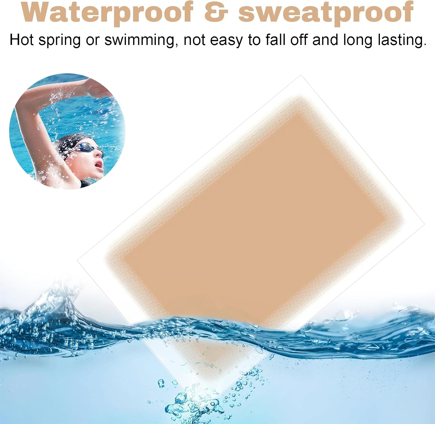 Hrenvaxil 8PCS Tattoo Cover Up, Tattoo Cover up Patch, Tattoo Paper, Natural Looking, Invisible Waterproof Body Concealer Makeup Sticker (Natural)