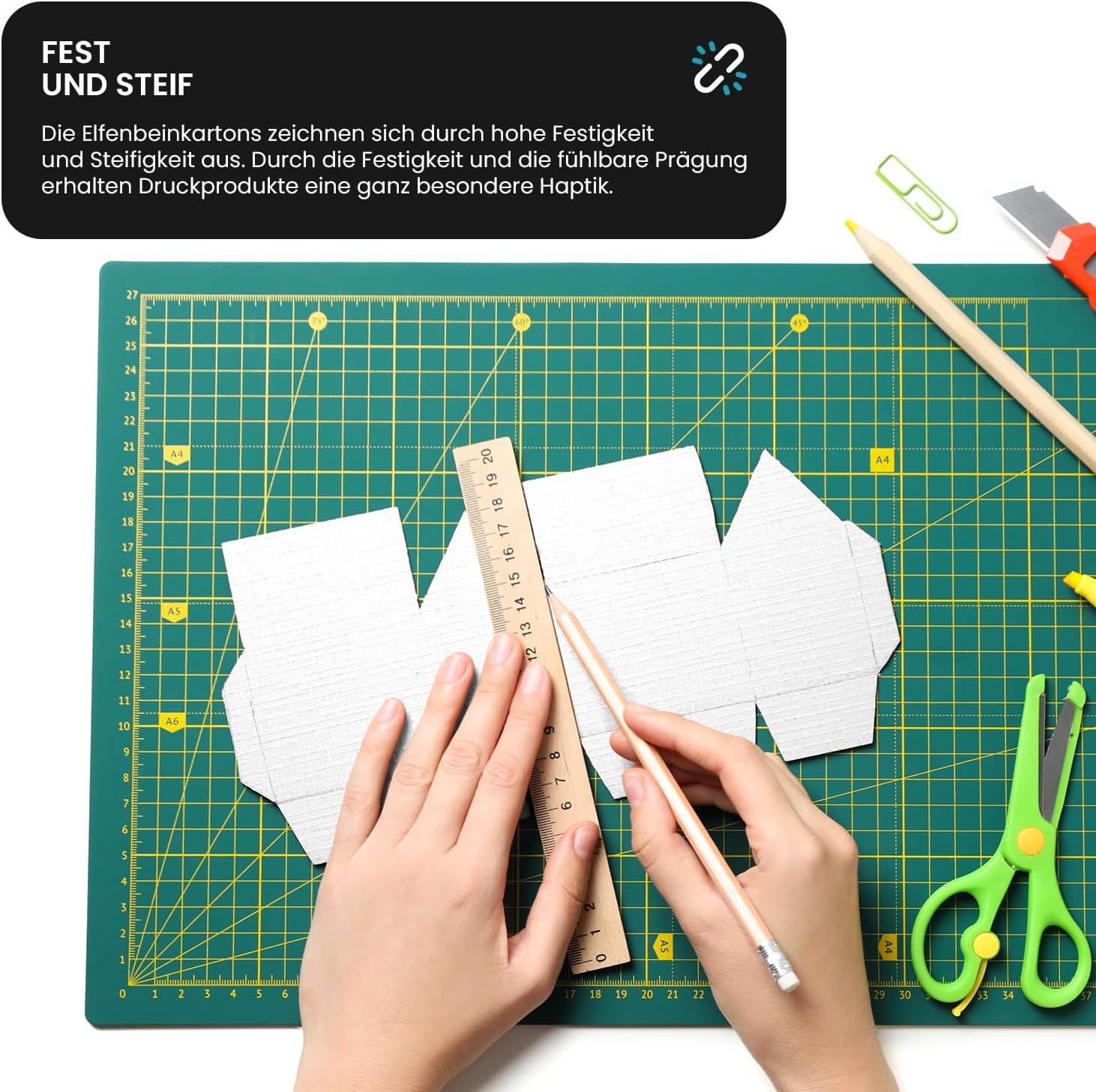 40 X Cream 246 G Textured Paper Linen Embossed Linen Texture Embossing DIN A5 148 X 210 Mm Ivory Card Chamois Craft Cardboard Structured Ideal for Business Cards Invitation Cards Certificates image number 1