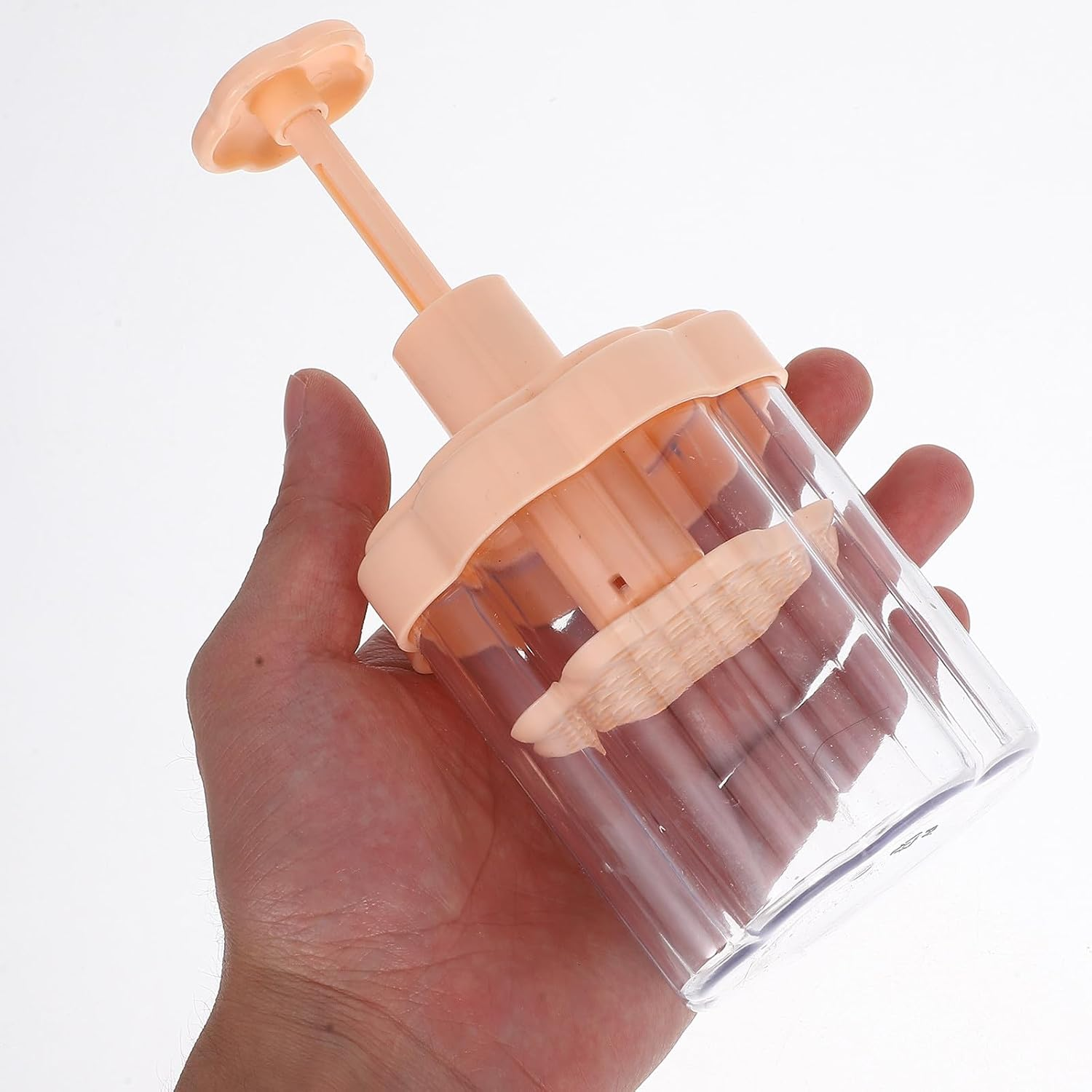 HEANUJJ 2Pcs Face Wash Foam Maker Pump Dispenser Bottles for Shampoo and Body Wash, Manual Portable Facial Cleanser Frother for Travel and Daily Beauty Care image number 2