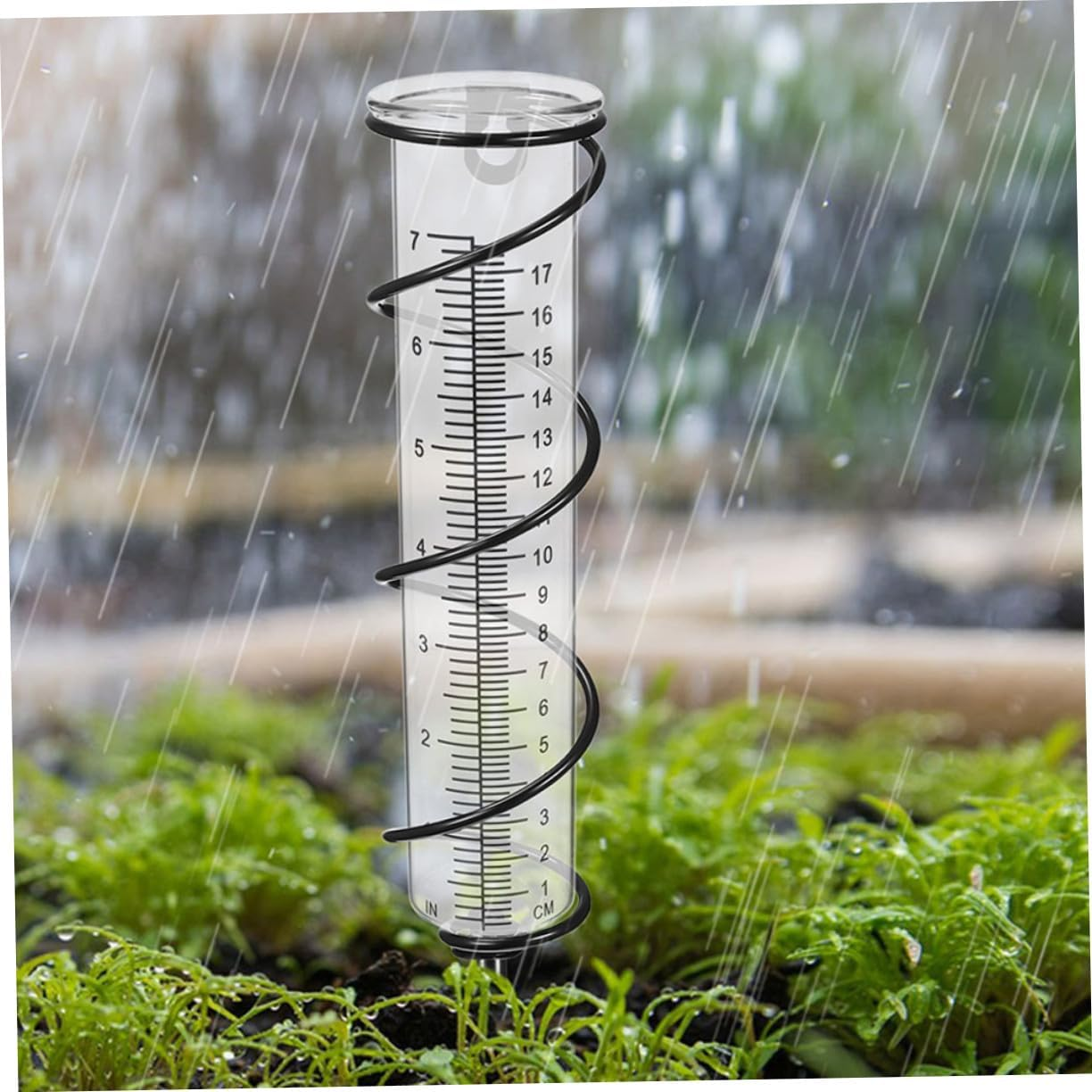 ARTIBETTER 2Pcs Freeze Rain Gauge Tubes Plastic Replacement for Outdoor Garden Lawn Water Measurement with Clear Graduations Lightweight