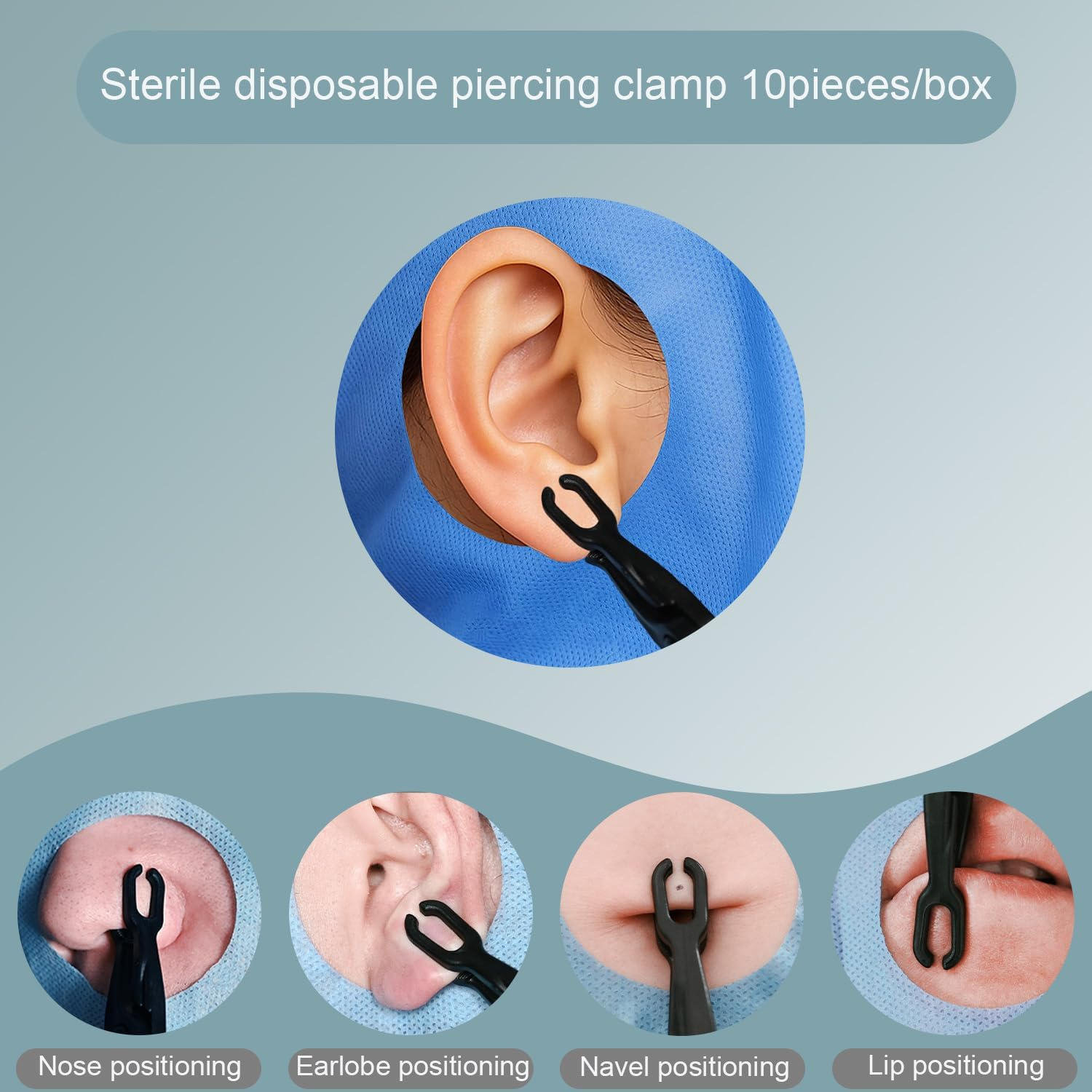 Sterile Body Piercing Kit without Jewelry, Piercer Use image number 3