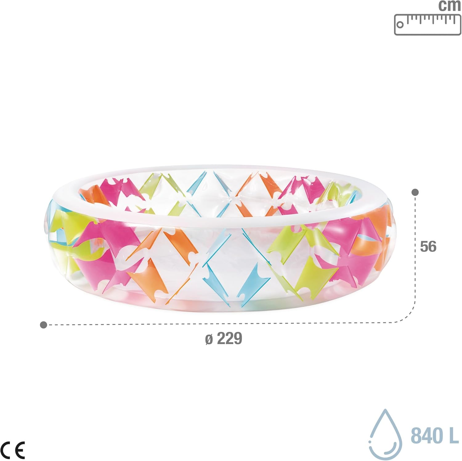 Intex Swim Center Pinwheel Kiddie Pool image number 1