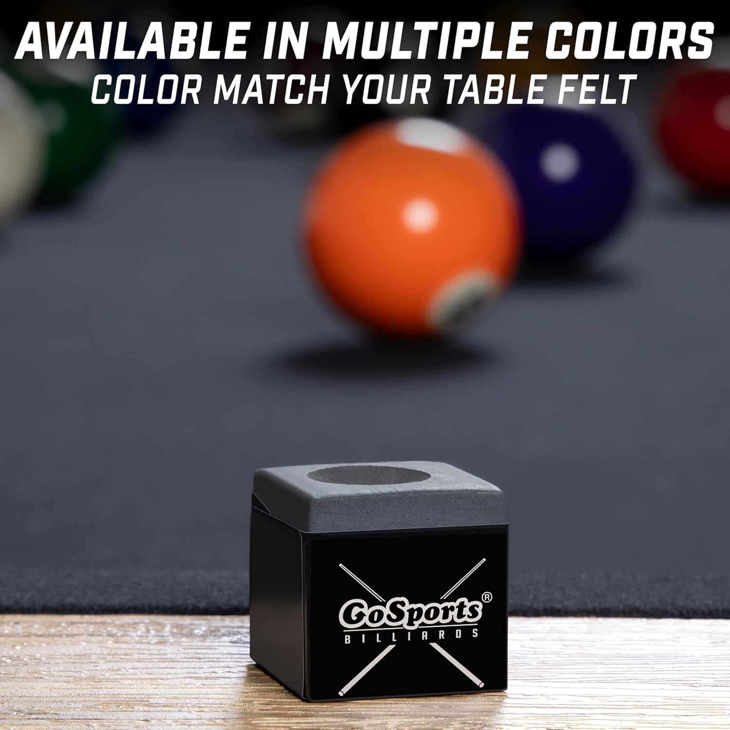 Gosports Premium Pool Cue Chalk Cube 12 Pack - Billiards Pool Stick Chalk - Black, Blue, Red, or Green - Red image number 3