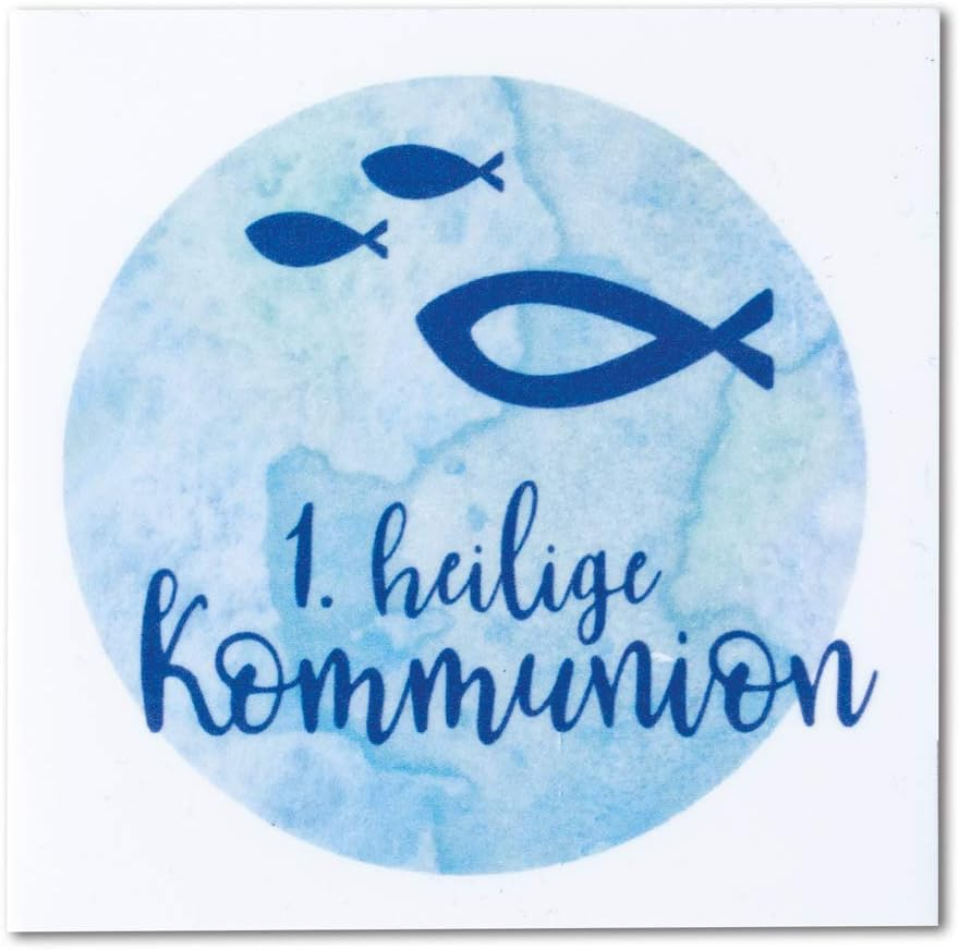 Rayher Wax Motif Watercolor-Holy Communion, Light Blue, 6,7X6,7Cm