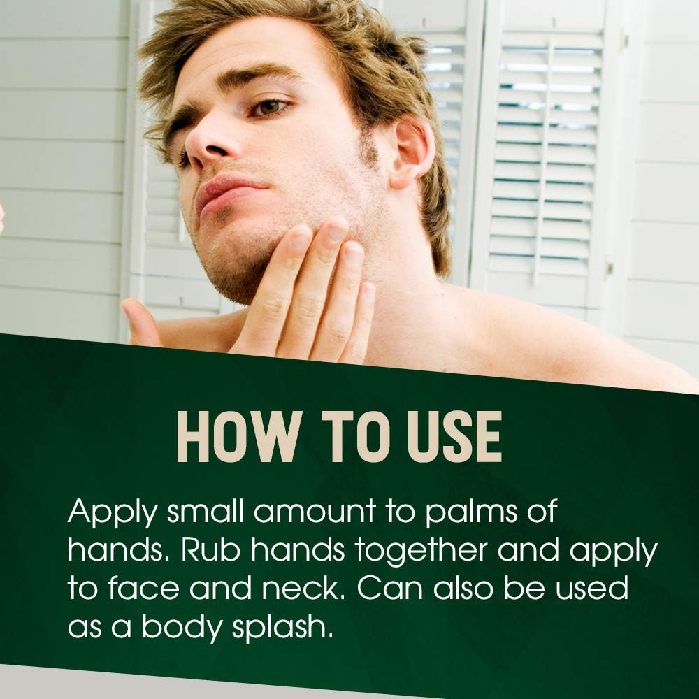 Clubman Lustray Draggon Noir Eau De Toilette, Post Shave Lotion, Soothes Skin after Shaving, 14 Fl Oz image number 1