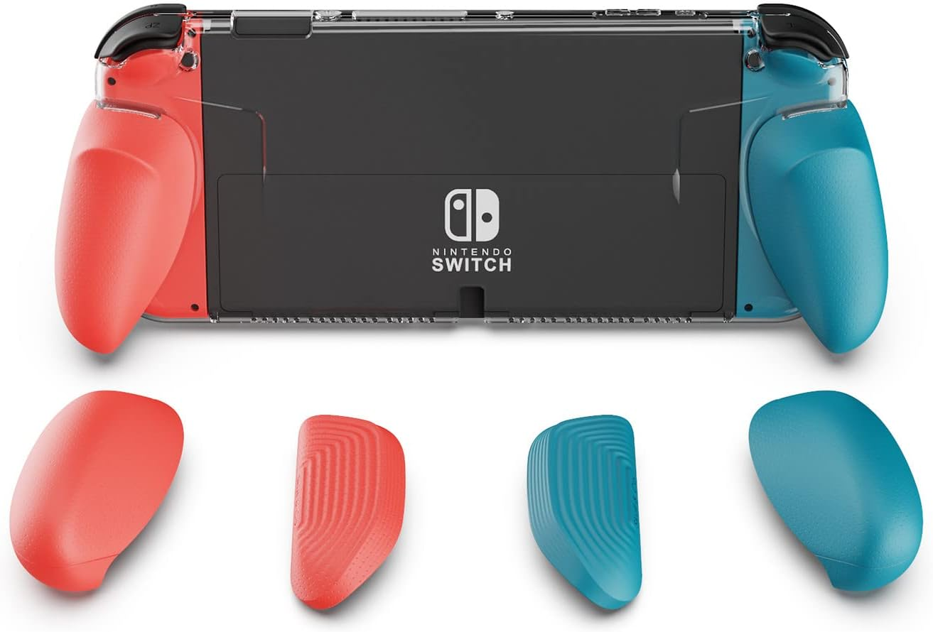 Skull & Co. Gripcase Bundle for Nintendo Switch OLED (White)