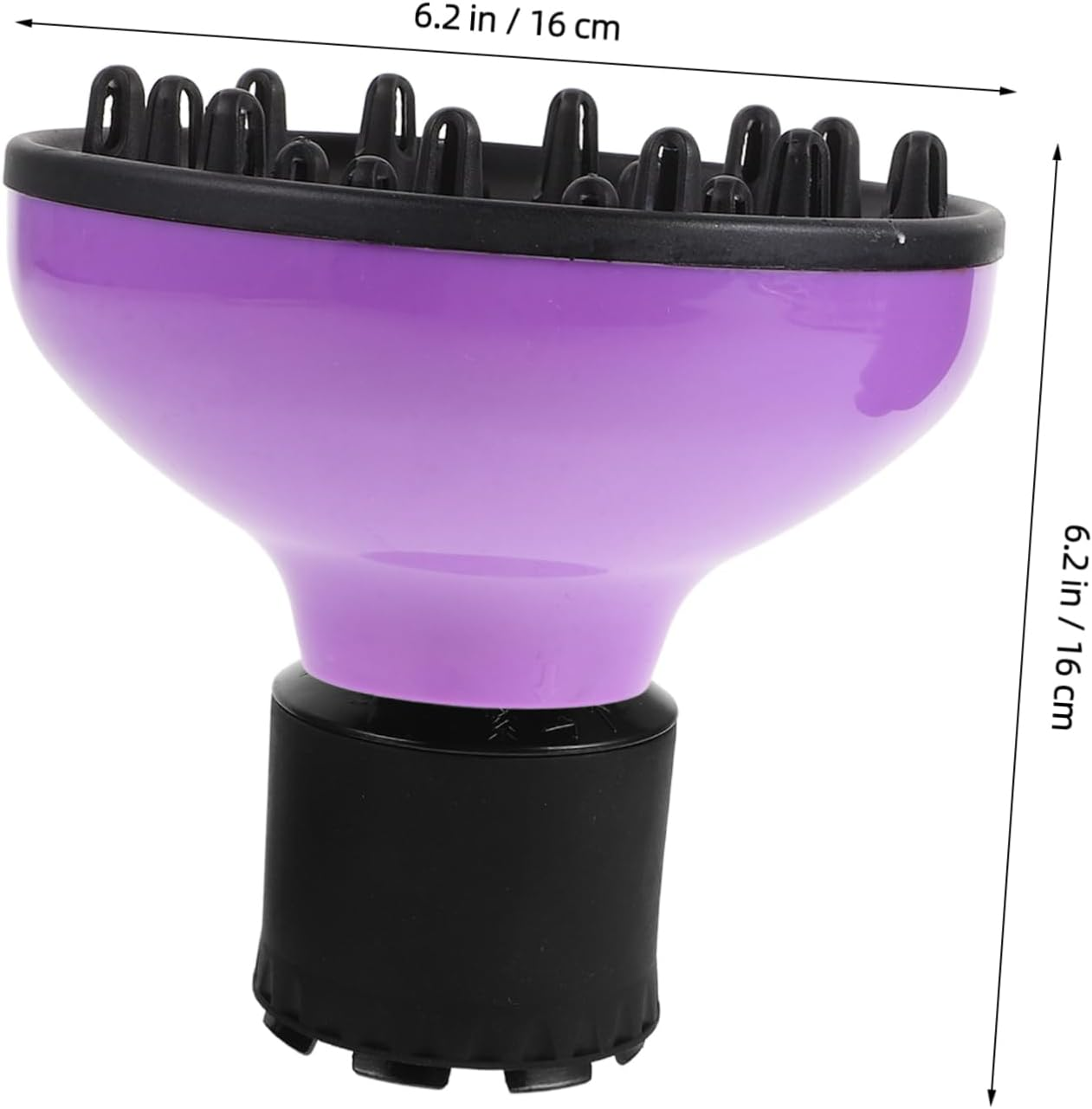 VINTORKY Adjustable Nozzle Hair Dryer Diffuser Hair Blower Protective Cover Diffuser Drying Cap Tool image number 5