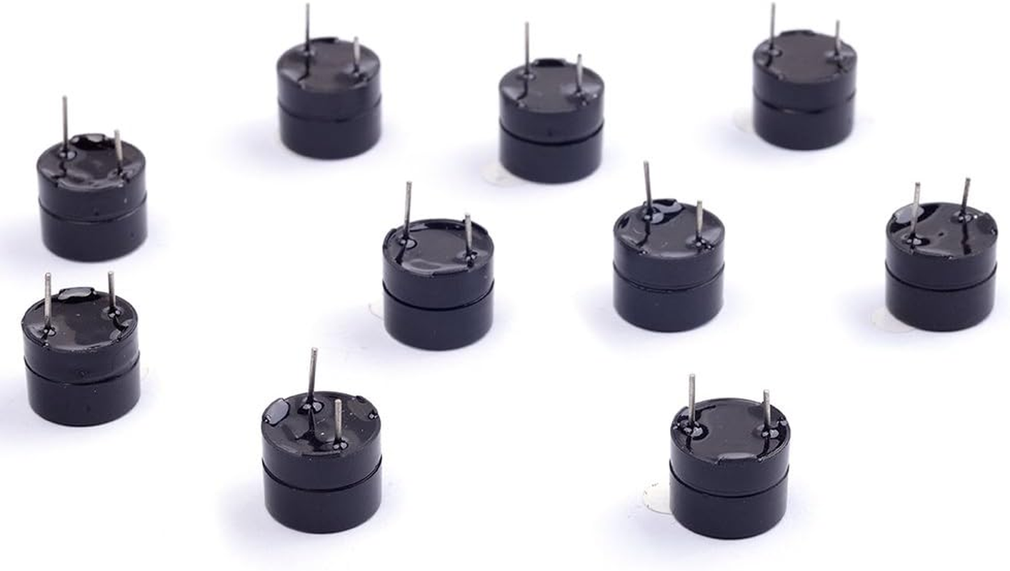 Cylewet 10Pcs 5V Active Buzzer Electronic Alarm Magnetic Long Continuous Beep for Arduino (Pack of 10) CYT1036 image number 3
