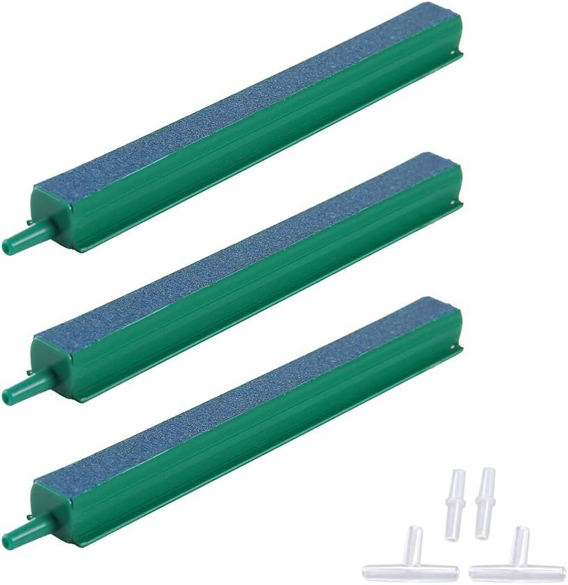 ALEGI Fish Tank Air Bubble 3-Piece Air Stone Bars for Aquarium,Air Stone Bar Hydroponics with Connectors,10 Inch image number 1