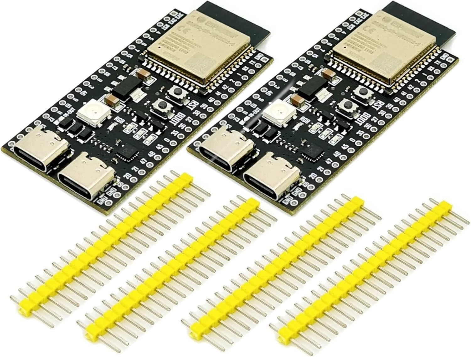 ESP32-S3 Board, 16MB Flash, 8MB RAM, USB Type-C, PCB Antenna (2 Boards)