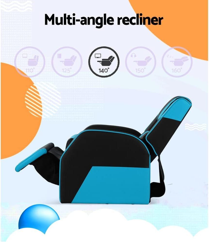 Keezi Kids Recliner Chair Soft Sofa Lounge Couch Children PU Leather Armchair image number 3