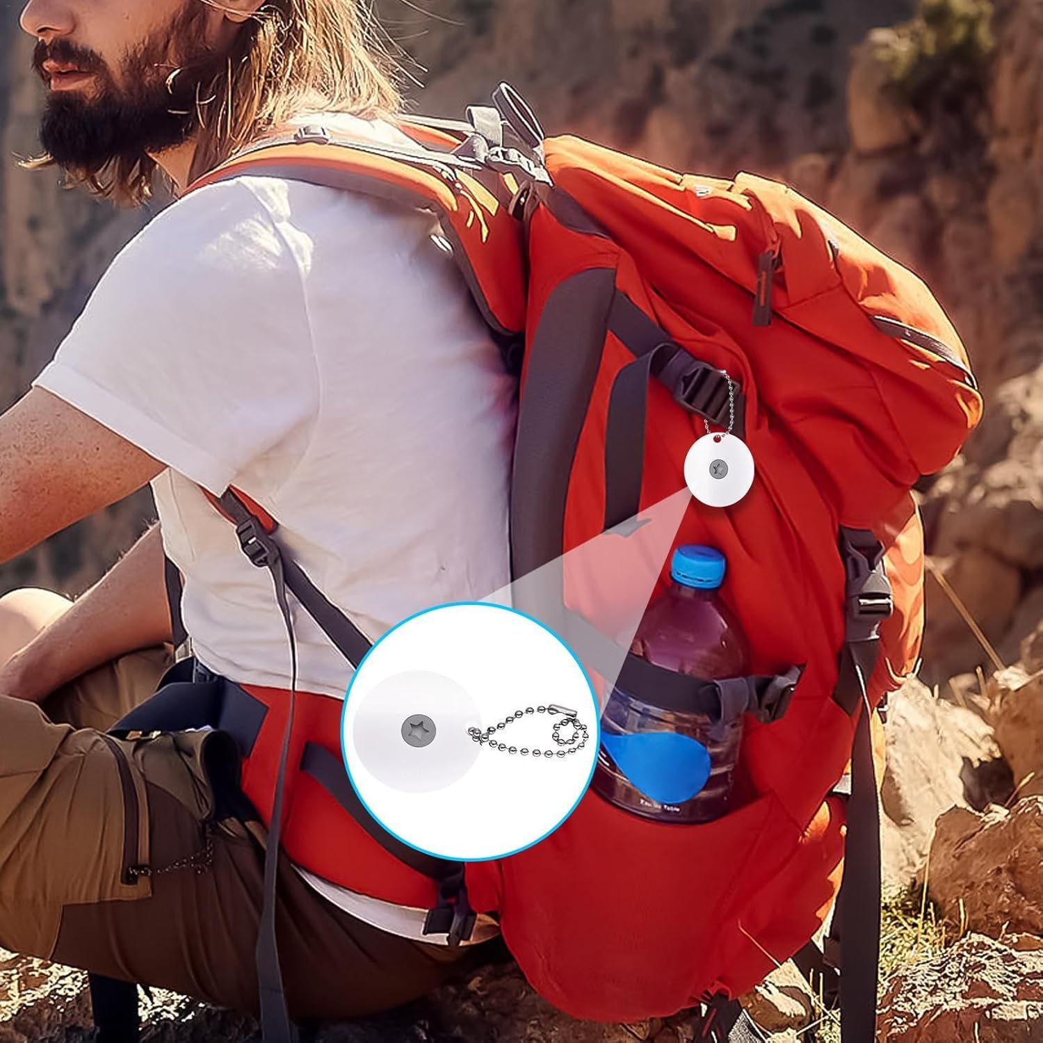 Camping Reflector, Camping Reflector - Camping Reflector Outdoor Survival Reflector - Outdoor Survival Reflector for Camping, Multi-Functional Portable Survival Gear for Outdoor Use image number 2