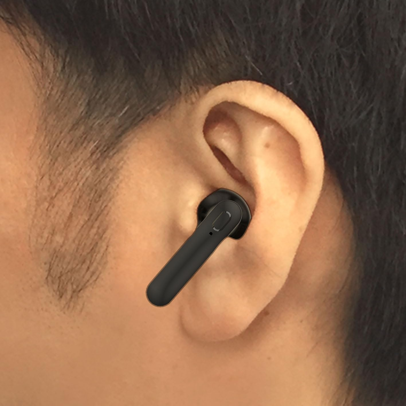 Kashimura NBL-110 In-Ear Type for Easy Installation! Fully Wireless Stereo Earphones, Compact, Black image number 6