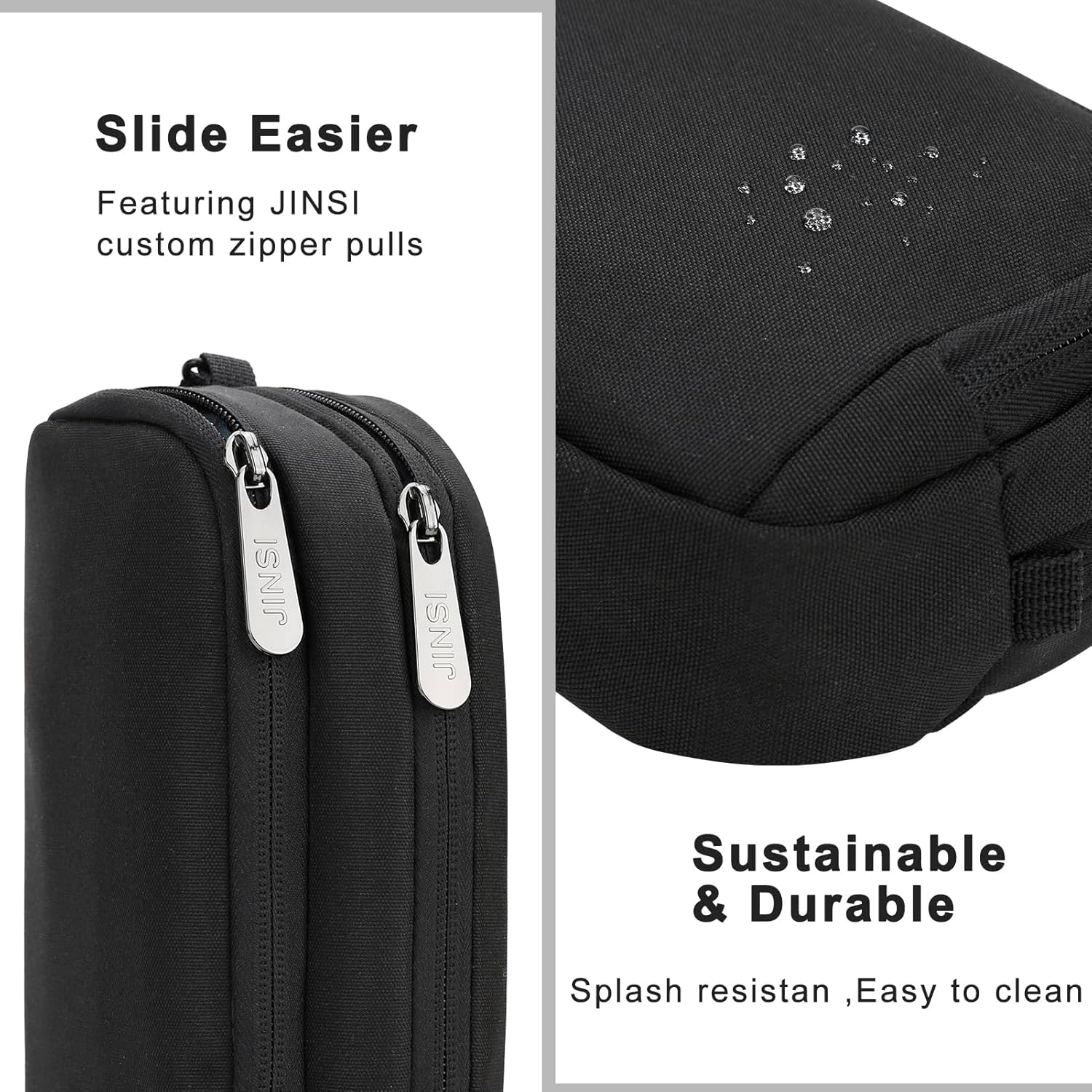 DOB SECHS Cable Bag Accessory Bag, Cable Organiser Travel Electronics Bag Tech Pouch Cable Bag for Hard Drive, Laptop Accessories, Charging Plug, Power Bank, Charging Cable, Mouse, Travel Gadgets, image number 5