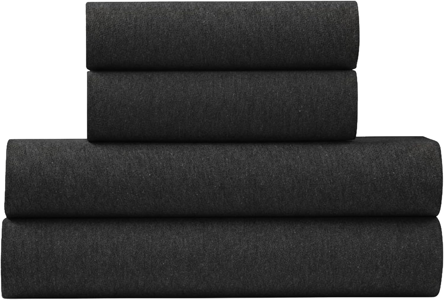 U.S. Polo Assn. All Season, Soft and Cozy T-Shirt Material, 1800 Thread Count 4-Piece Heather Jersey Sheet Set