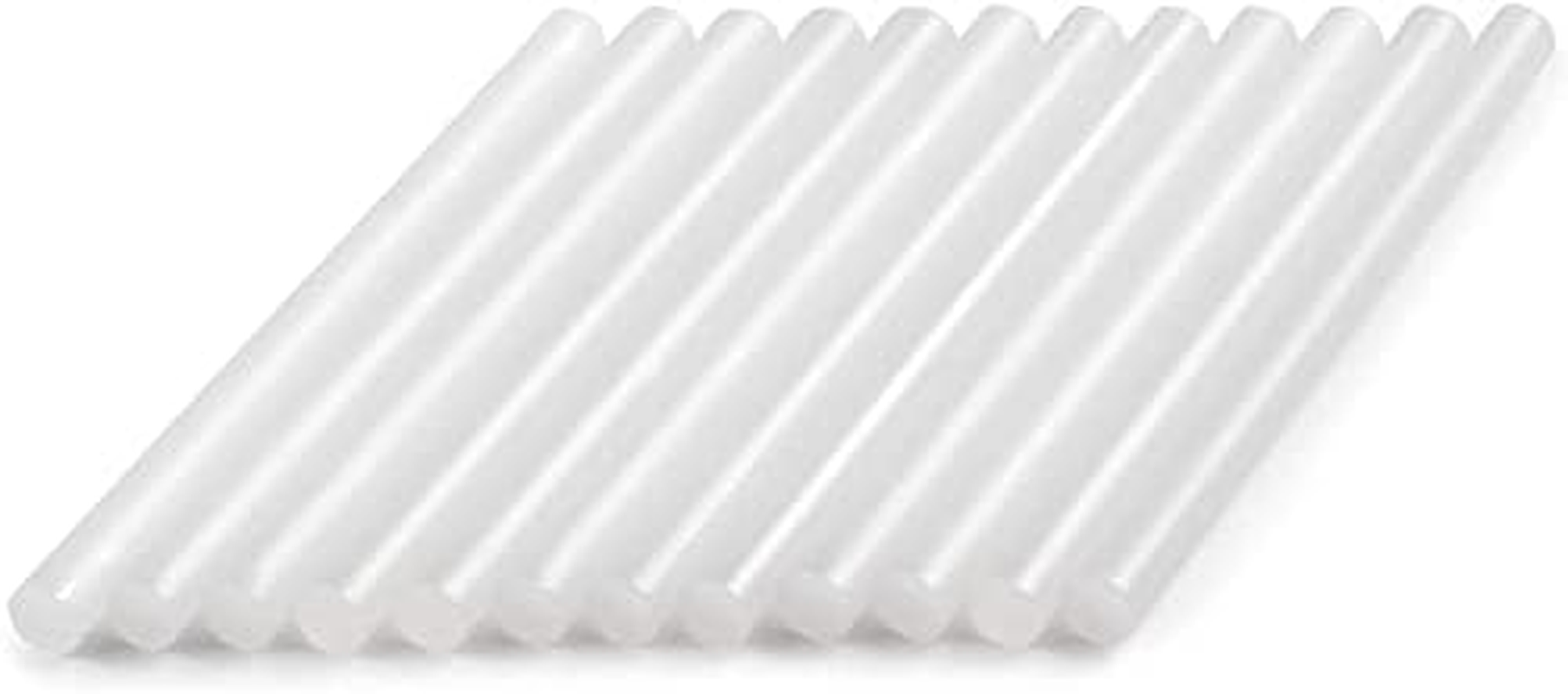 EZONEDEAL 50PCS Hot Transparent Melt Glue Gun Sticks EVA Glue for Art Craft Repair Bonding DIY Small Craft Projects & Sealing and Quick Daily Diameter 7 Mm, Length 100 Mm White image number 5