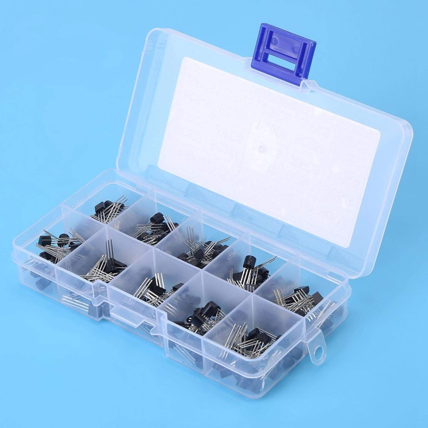Silicon Transistor Kit Neatly Packed Convenient Storage Durable Assorted Transistor Convenient to Use for Industrial Equipment Business Work Electronic image number 5
