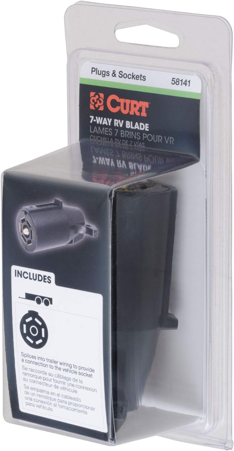 CURT 58141 7-Way RV Blade Connector Plug image number 4