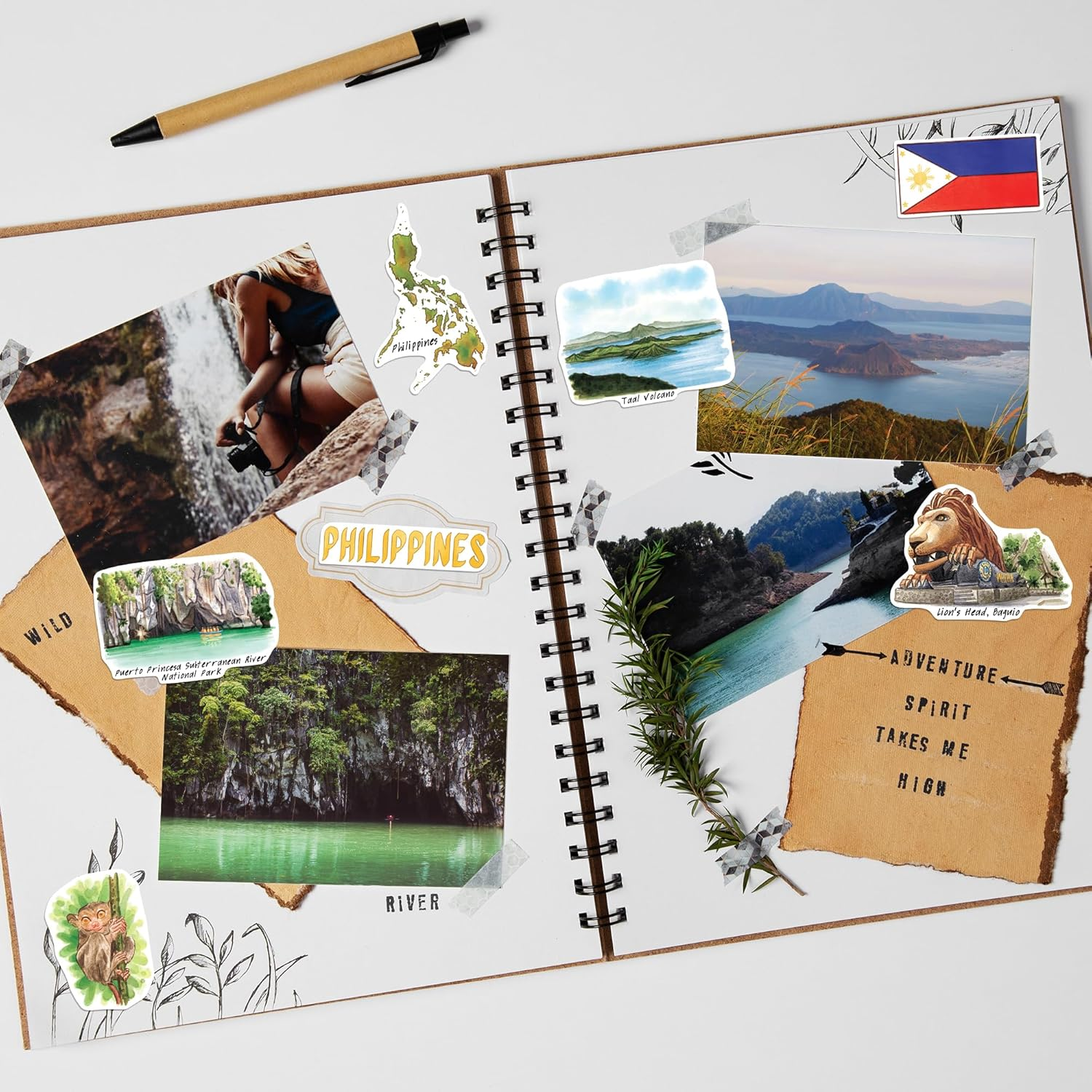 Navy Peony Philippines Travel Stickers image number 1