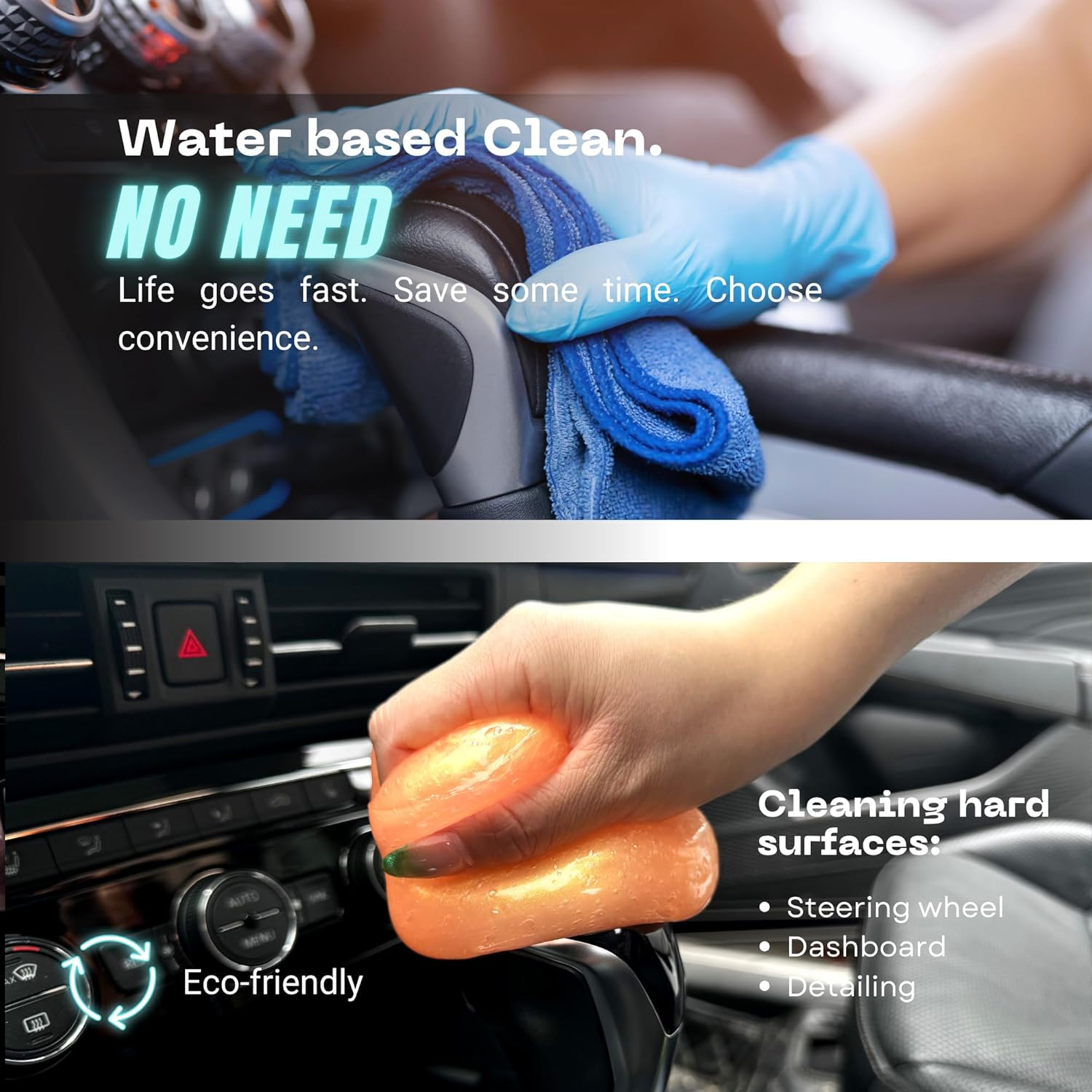 Toysbutty Car Cleaning Gel Kit for Car Interior, High End Peach Scented Cleaning Putty in Classy Jar, Detailing Cleaning Gel Universal Dust Cleaner, for Keyboard Apple Laptop, Car Cleaning Supplies image number 5