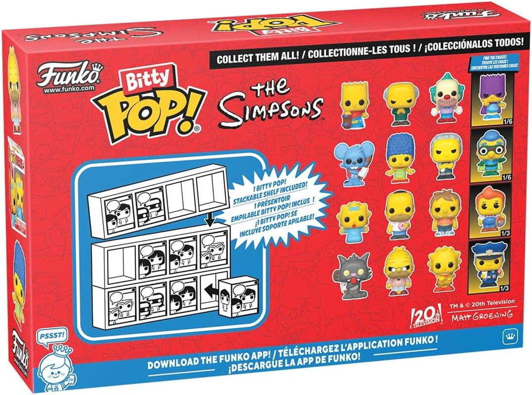 Funko Bitty POP!: the Simpsons - Bart 4-Pack image number 2