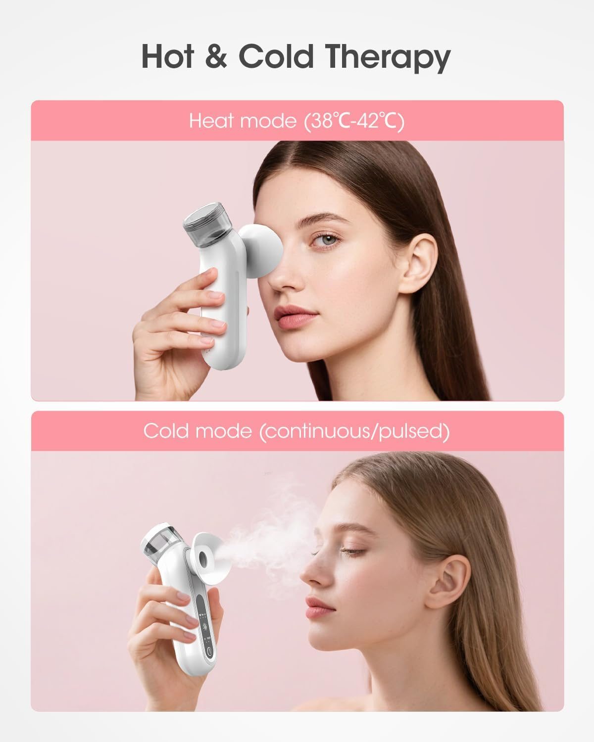 MYMULIKE Eye Steam Sprayer, Portable Steam Therapy for Dry Eyes, Personal Mini Soothing Steamer for Eye Care image number 5