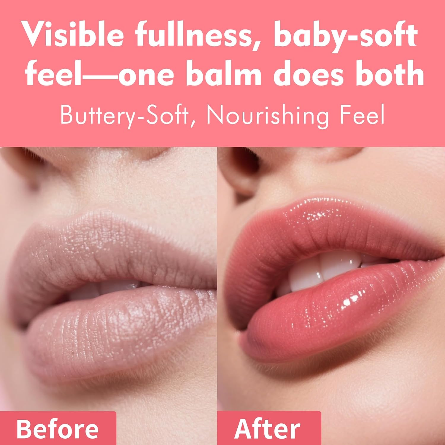 KIMUSE Tinted Lip Butter Hydration Balm Trio, 6 Flavored Shades Hydrating Plumping Gloss with Sheer Tint, Non-Sticky | Vegan Lip Care Makeup for Dry Lips & Daily image number 4