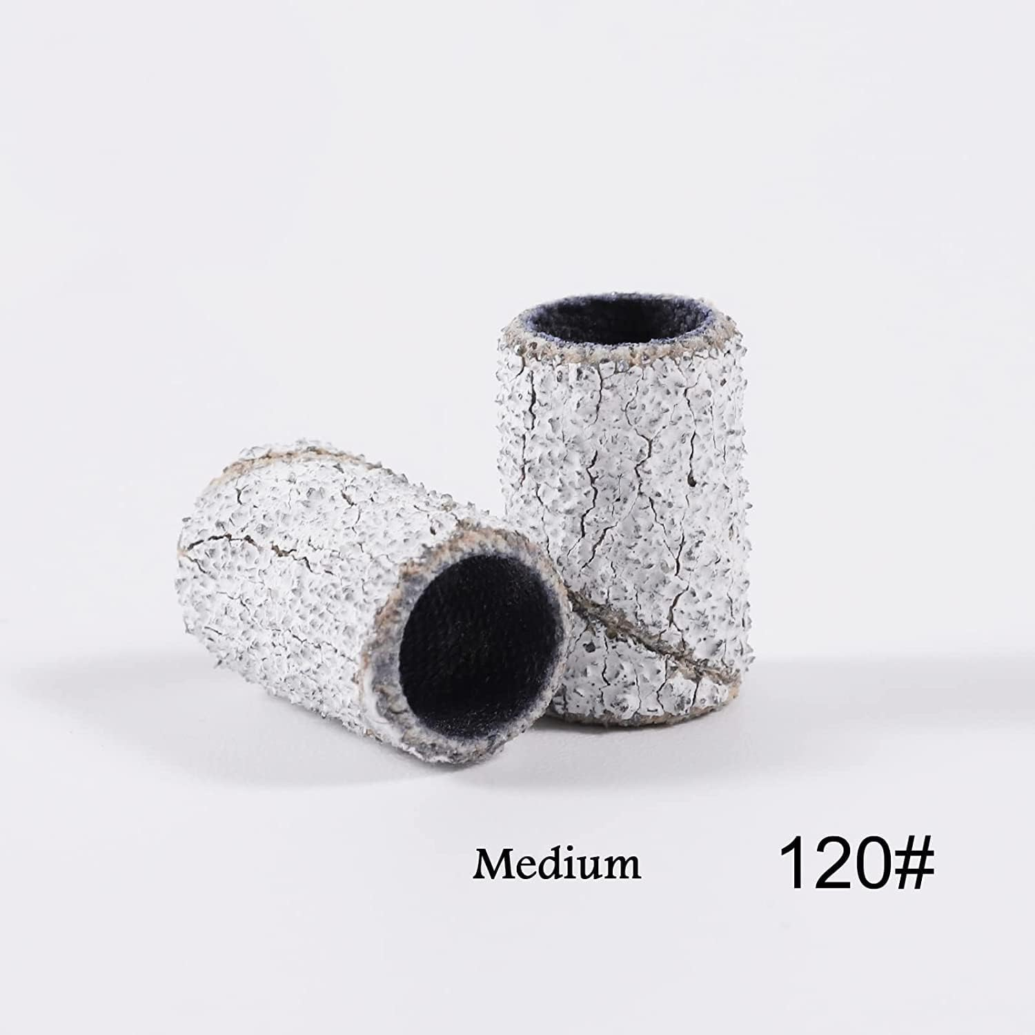 210Pcs Nail Sanding Bands Manicure Drill Set with Box Nail Drill Sanding Tape, 80/120 / 180 GRIT Nail Art Sanding Tape with 1Pcs 3/32 Inch Nail Drill Bit image number 1