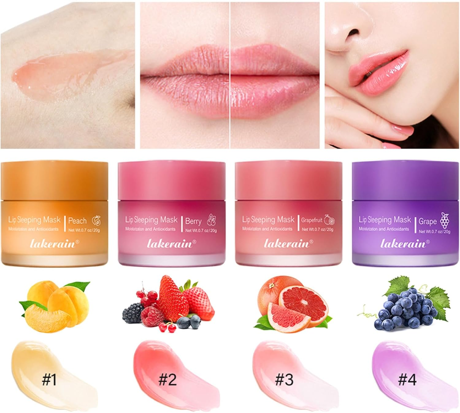 Hydrating Sleeping Lip Mask for Intense Overnight Moisture (Berry)