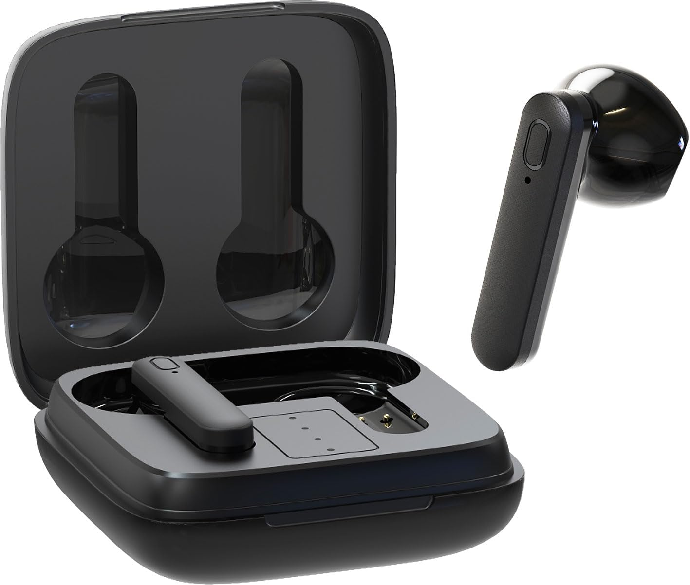 Kashimura NBL-110 In-Ear Type for Easy Installation! Fully Wireless Stereo Earphones, Compact, Black image number 2