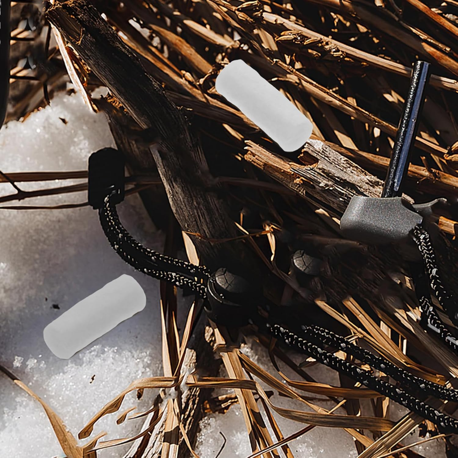 Happyyami 10Pcs Outdoor Camping Fire Starter Cotton Ignition Rods for Quick Easy Ignition Fire Pits BBQ image number 2