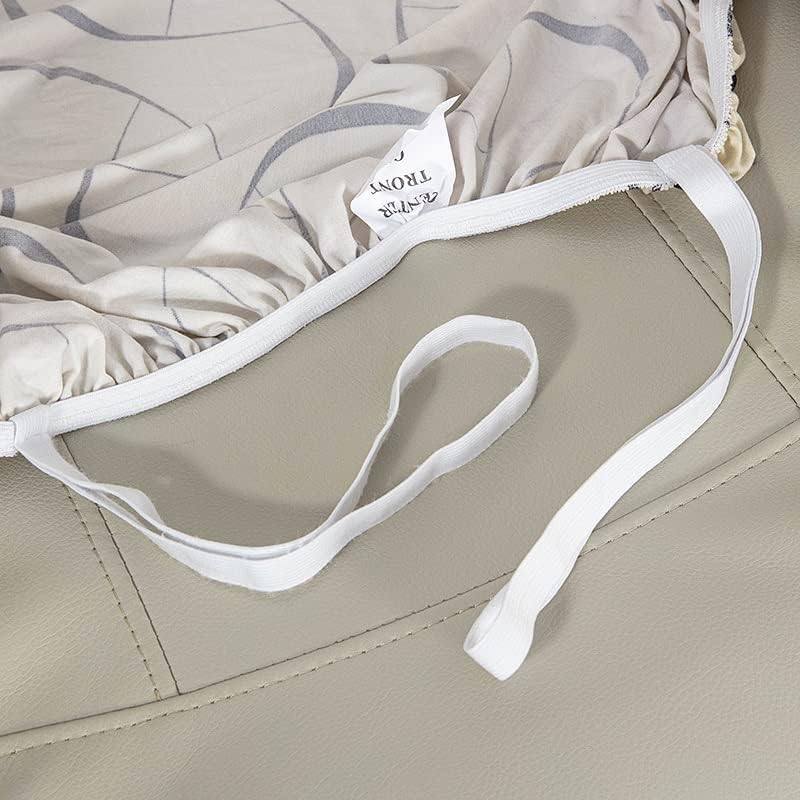 Stretch Recliner Cover 4 Pieces Printed Lazy Boy Chair Covers Recliner Sofa Slipcover Anti-Slip Fitted Furniture Protector with Elastic Bottom (Color : #25) image number 6