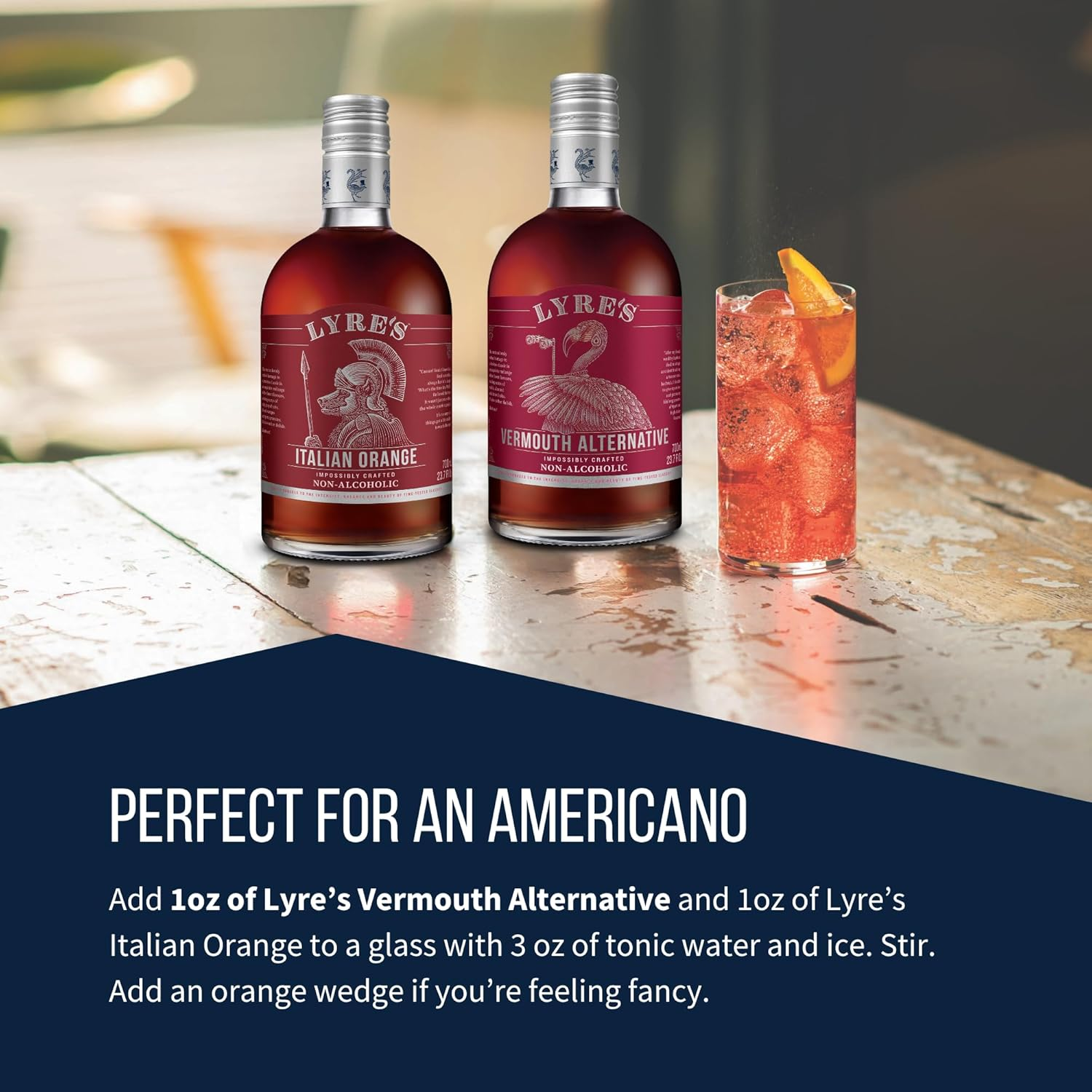 Lyre'S Aperitif Rosso Non-Alcoholic Spirit - Sweet Vermouth Style | Award Winning | 700Ml image number 4