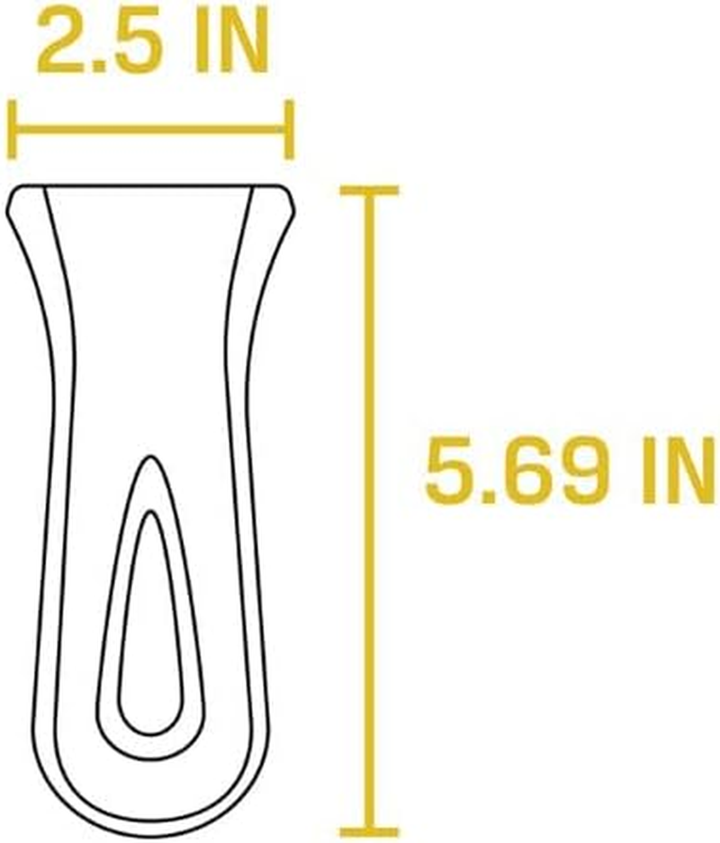 Lodge Deluxe Silicone Hot Handle Holder - Dishwasher Safe Hot Handle Holder Designed for Lodge Cast Iron Skillets 9 Inches+ W/Keyhole Handle - Reusable Heat Protection up to 550&deg; - Ocean