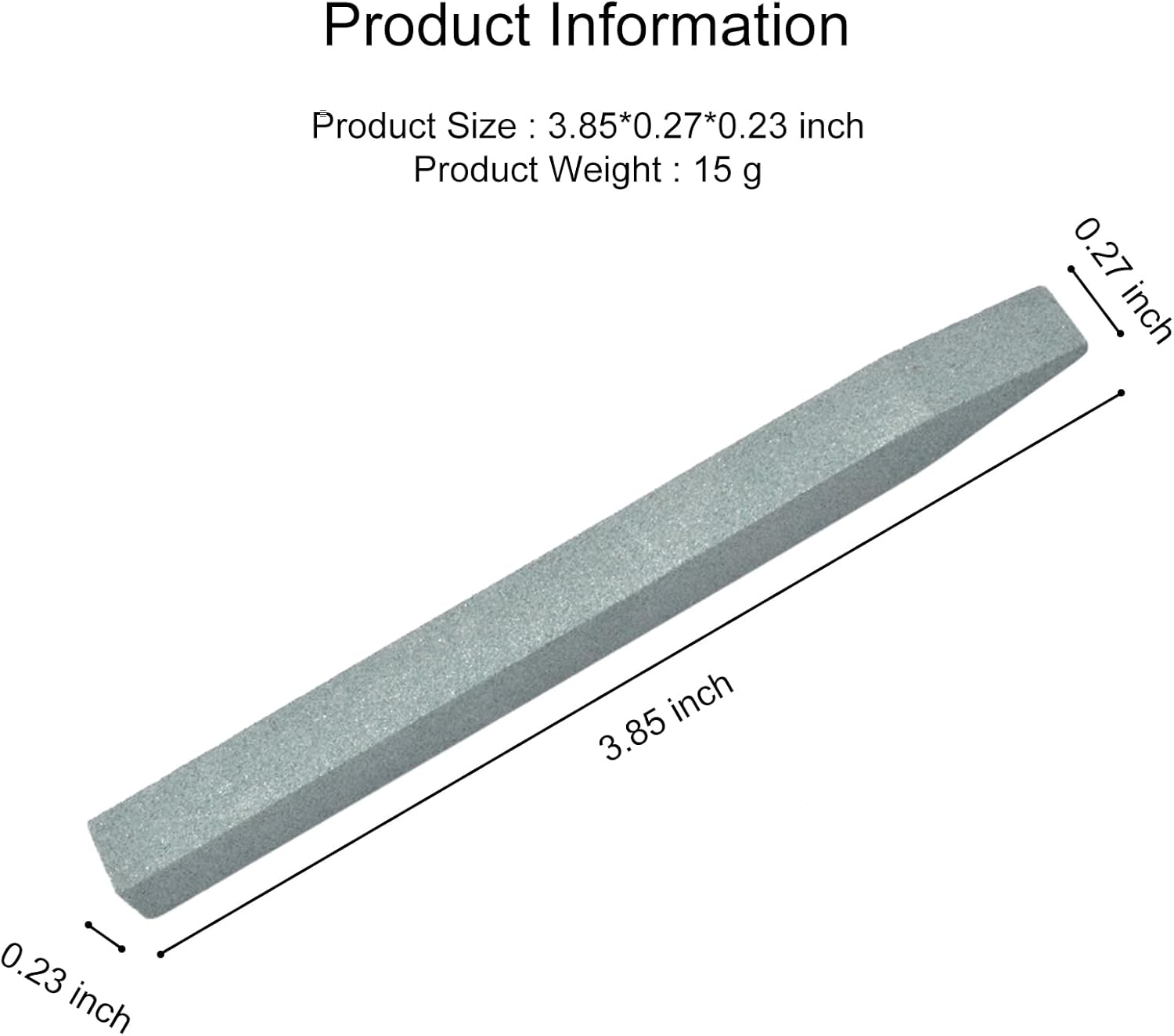 Jaasuee 8 Pieces Stone Nail File and Pumice Stone Stick Set - Nail Cuticle Pusher and Buffing Tool for Home and Salon Use image number 5