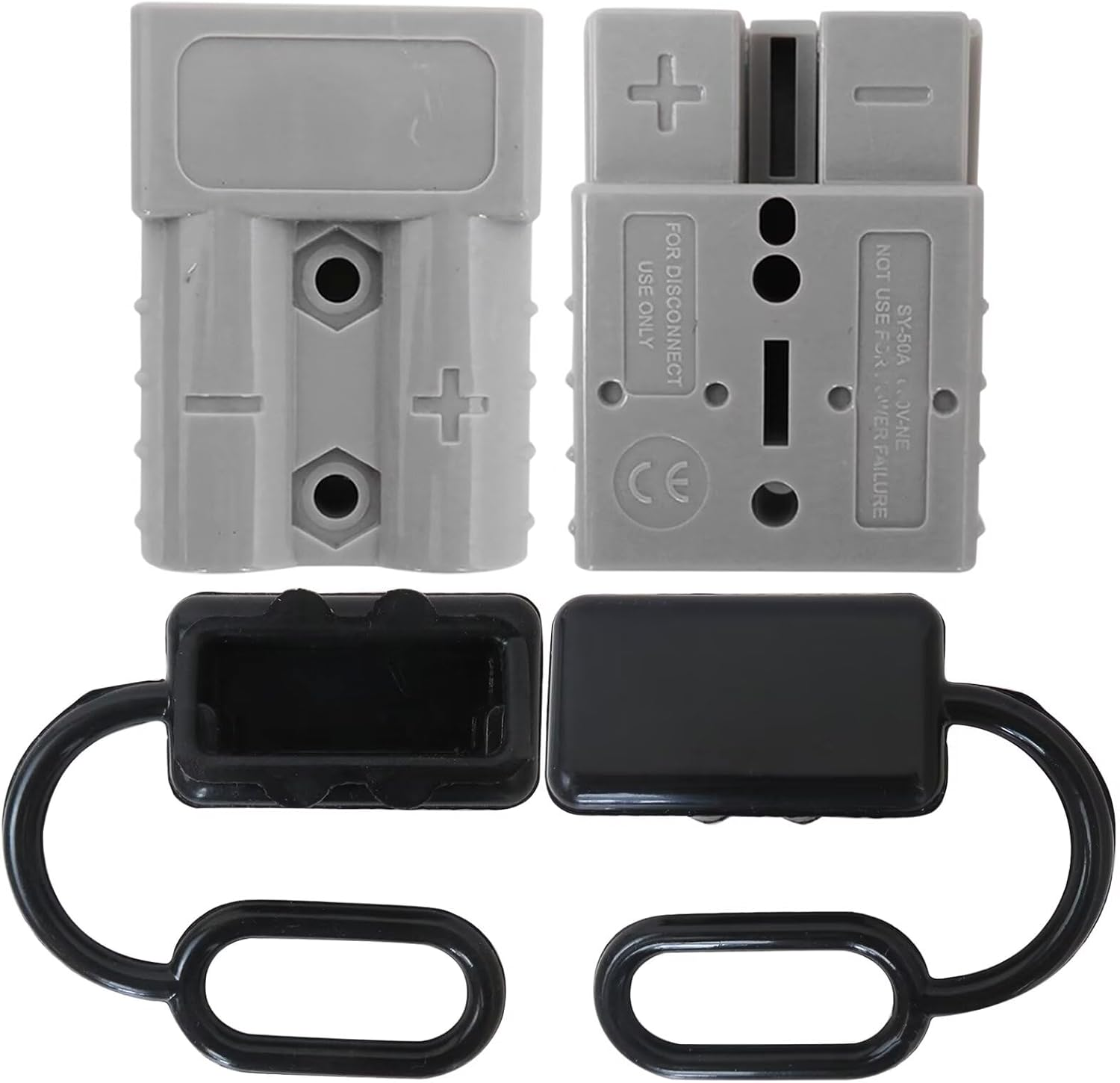 10X for Anderson Style Plug Connectors T Handle Dust Cap Cover 50AMP Battery image number 1