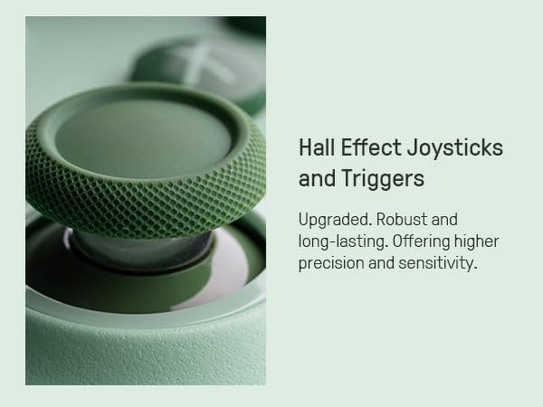 8Bitdo Ultimate 2C Wireless Controller for Windows PC and Android, with 1000Hz Polling Rate, Hall Effect Sensing Joysticks and Hall Triggers, and Remappable L4/R4 Bumpers (Green) image number 2