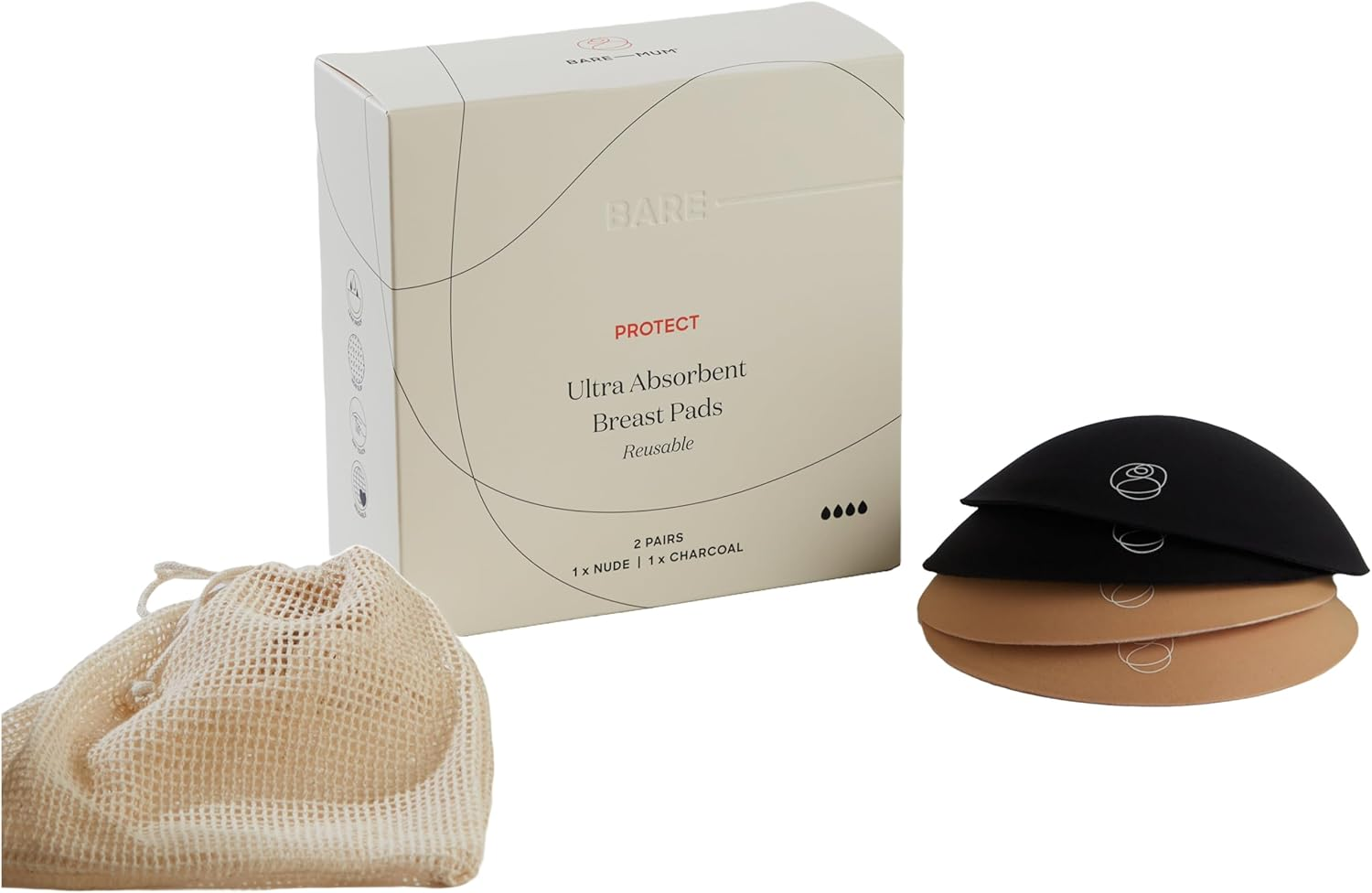 Bare Mum Ultra Absorbent Breast Pads image number 1