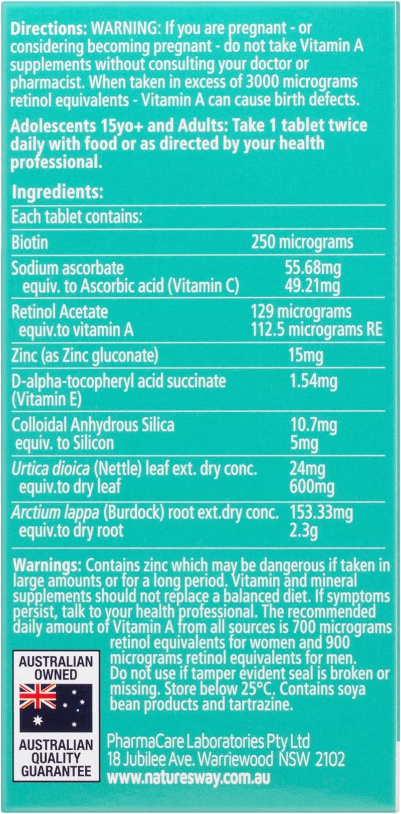 Nature'S Way Beauty Activ Solutions Skin Clear 60 Tablets image number 1