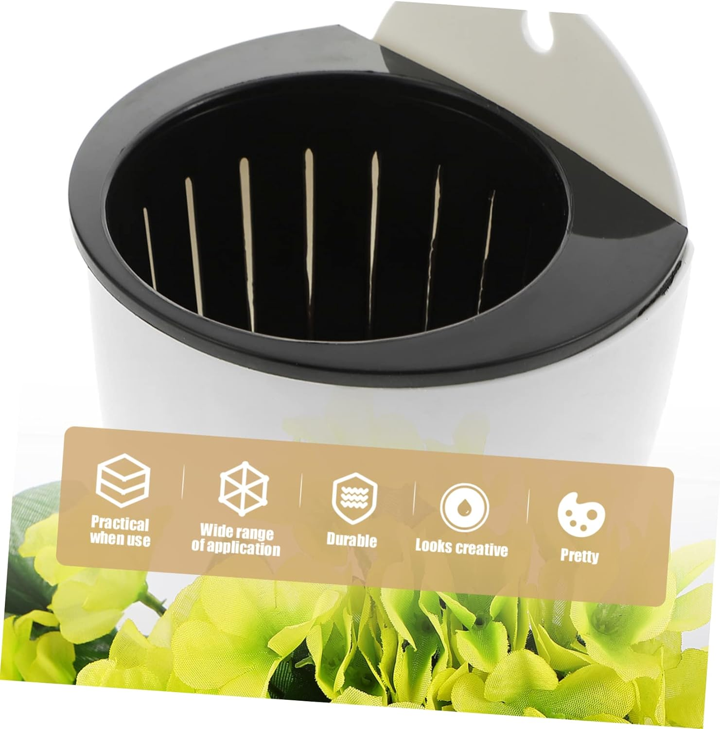 7Pcs Indoor Self Watering Planter Pots Hanging Plant Pot for Succulents Ideal for Indoor Plants Self Watering System for Home Decor image number 5