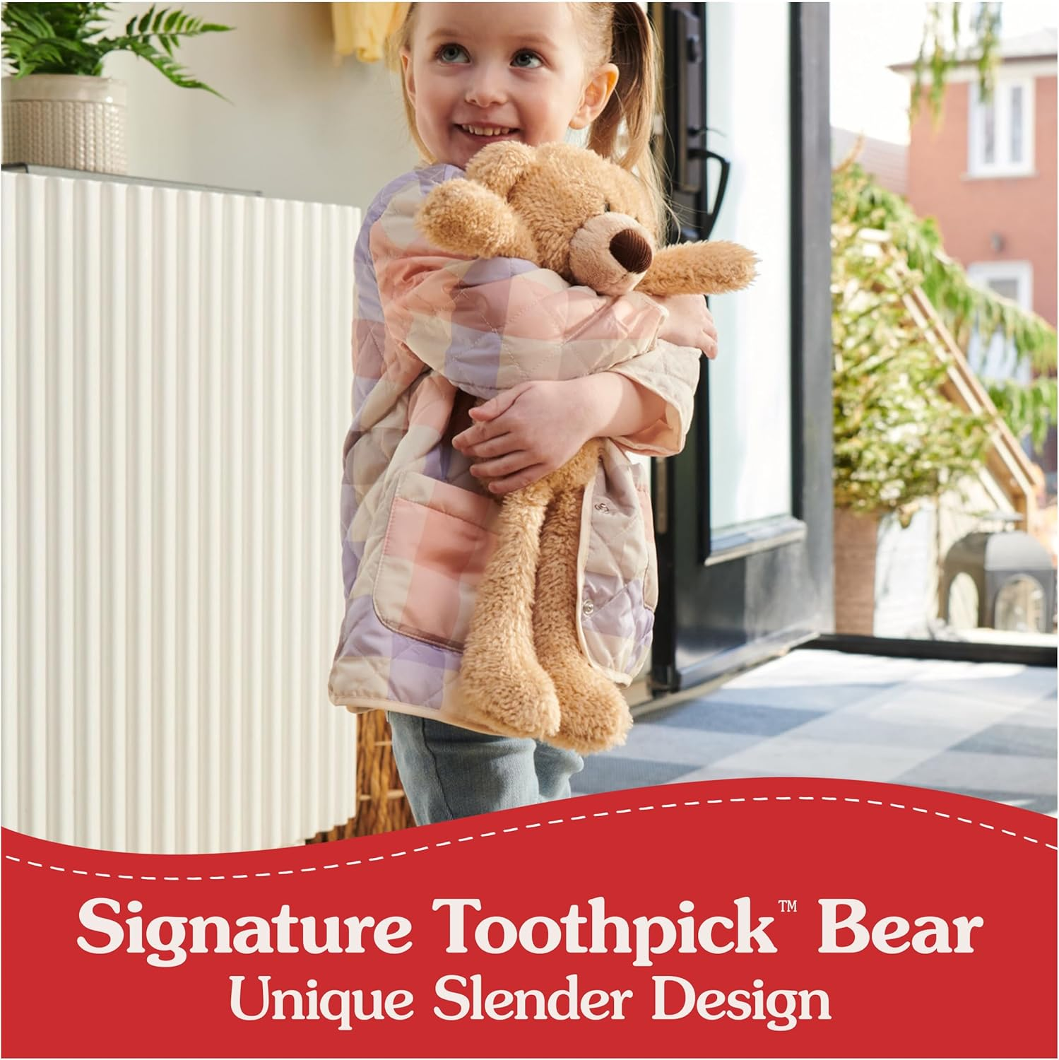 GUND - Forever Friends Toothpick Bear Beige 38Cm, 1 Year+ image number 5